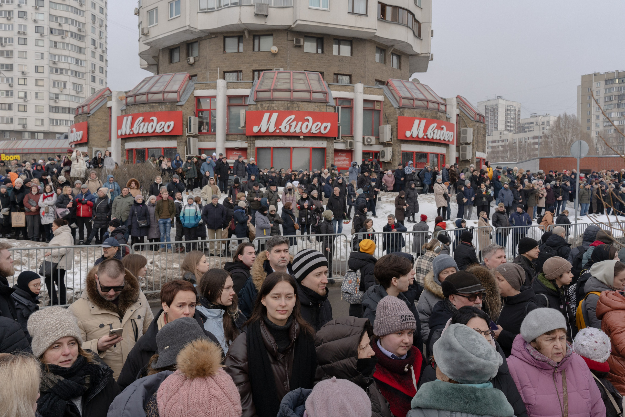 Funeral of Alexei Navalny. Ksenia Maksimova