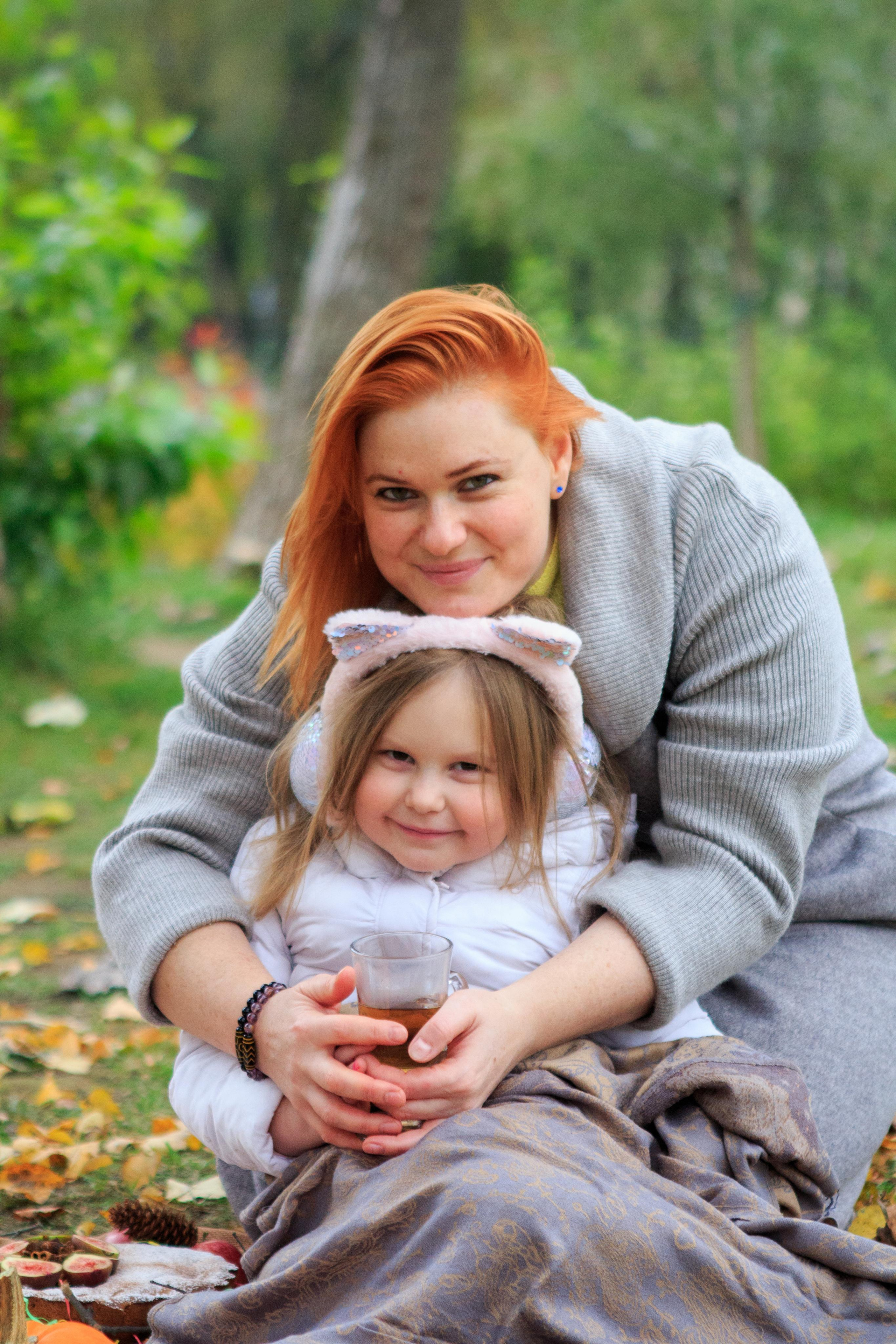 Осенний пикник Анны и Машули. Фотограф для вас и вашего бизнеса в Москве Альбина Никифоров