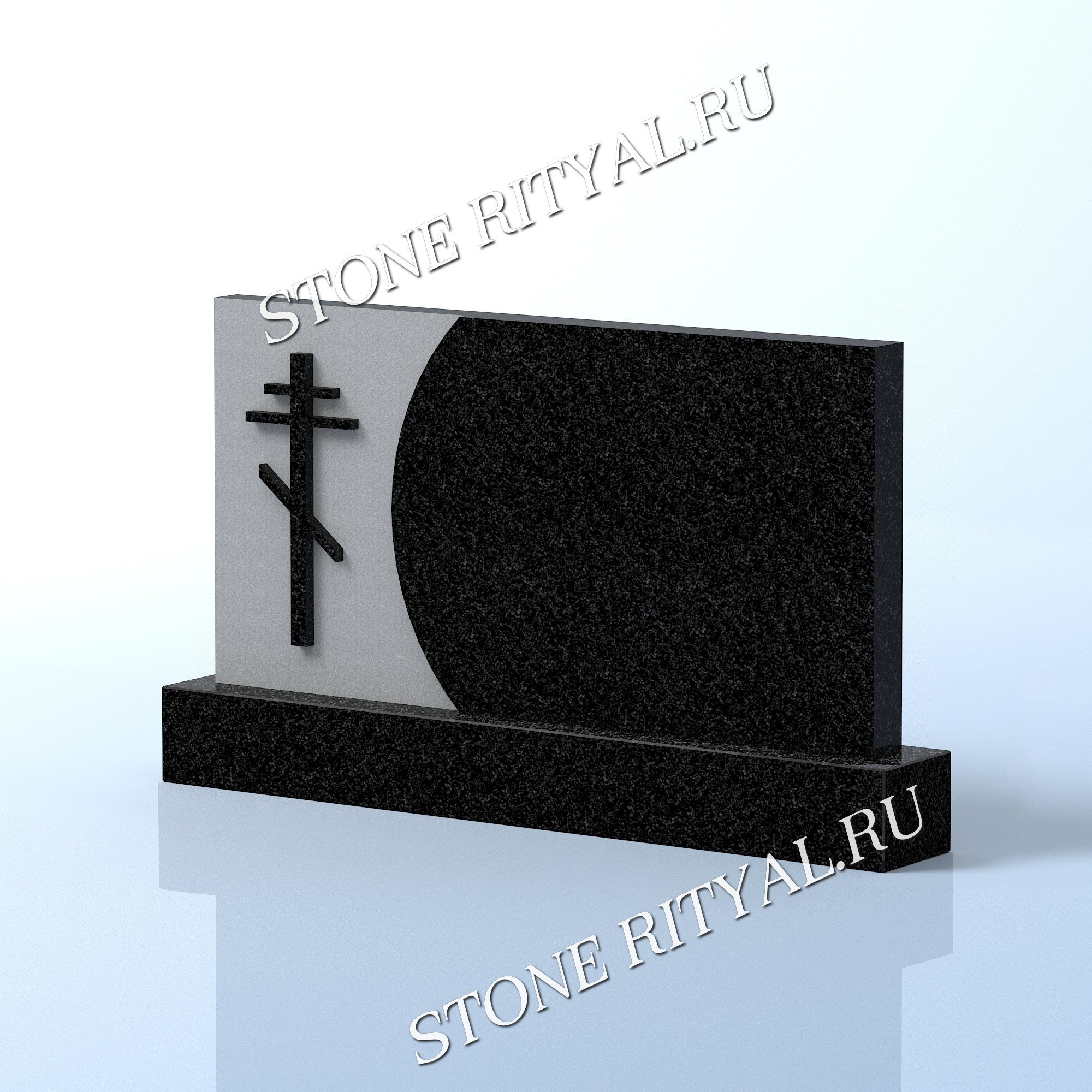 Горизонтальные памятники. Изготовление и установка памятников в Москве и МО