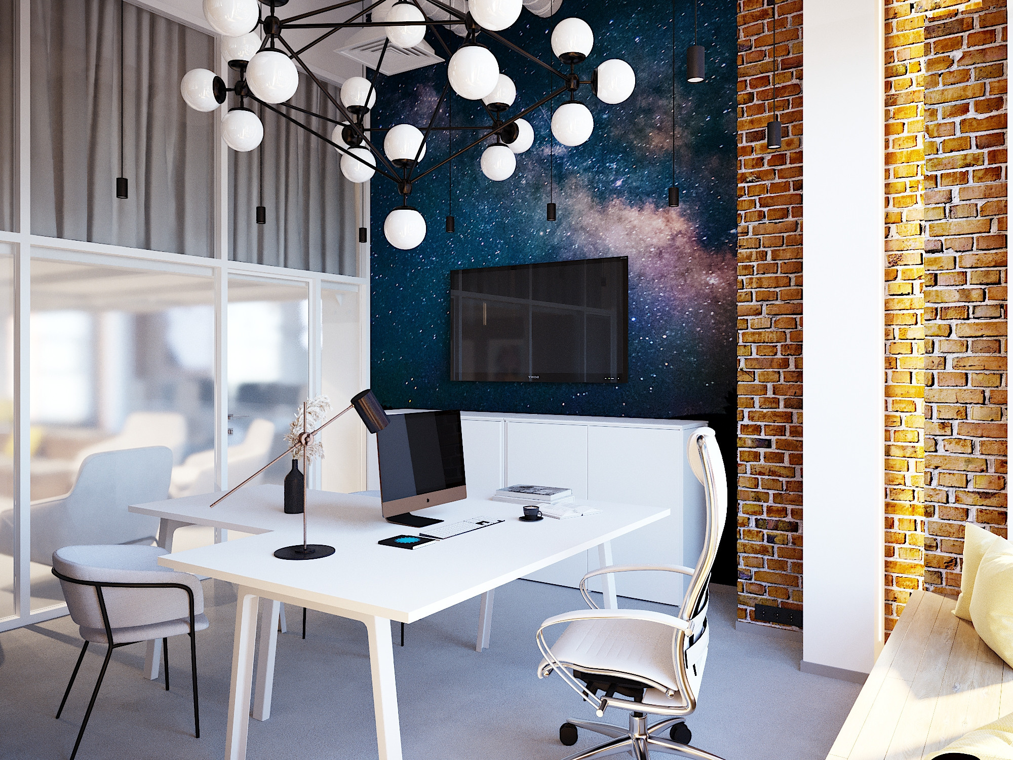 Офис для косметической компании. Авторский дизайн интерьера