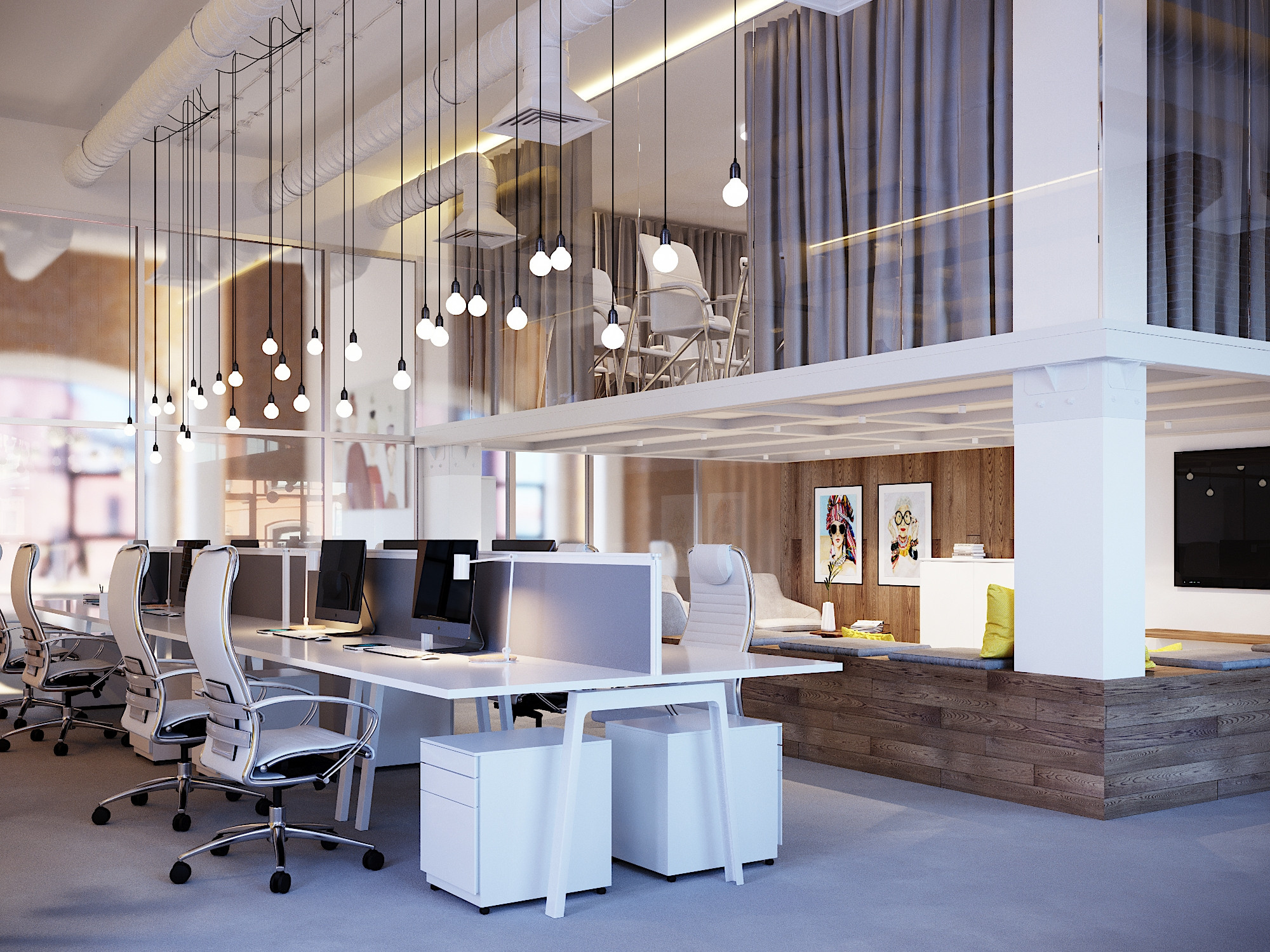 Офис для косметической компании. Авторский дизайн интерьера