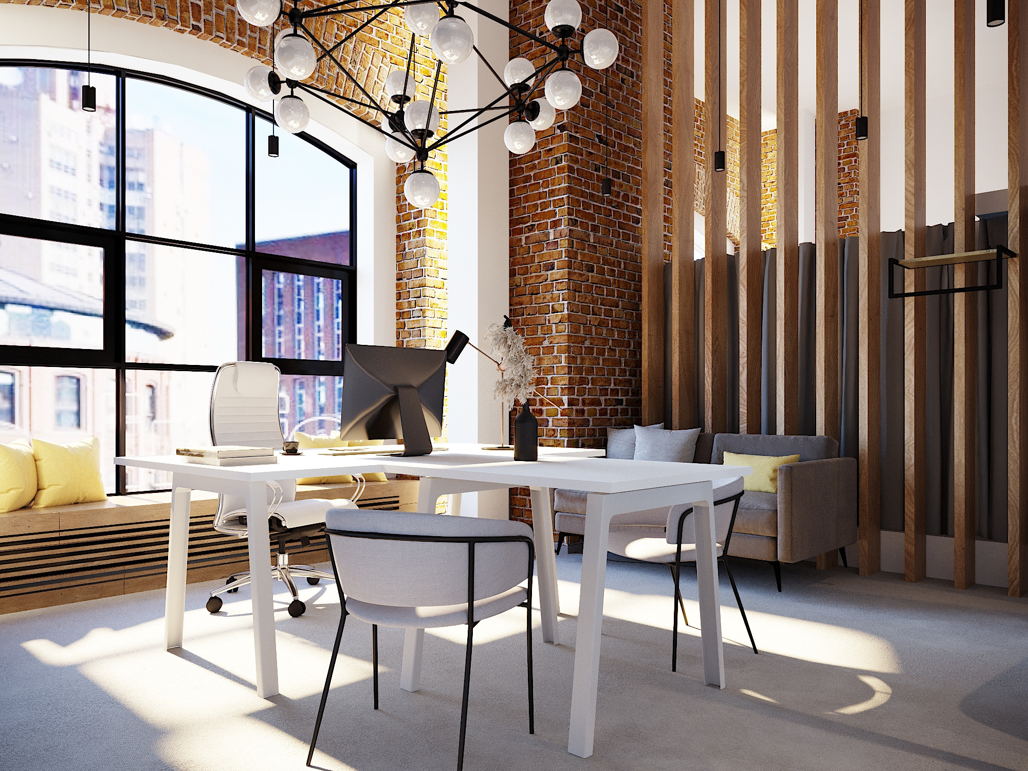 Офис для косметической компании. Авторский дизайн интерьера