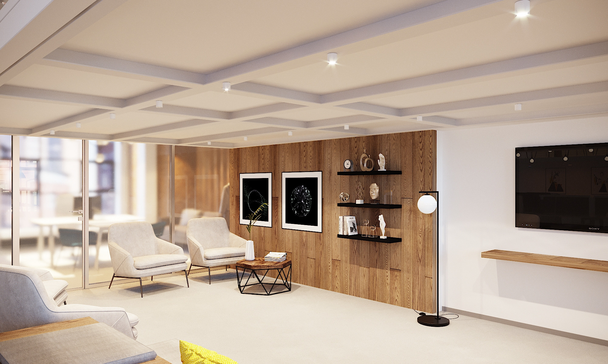 Офис для косметической компании. Авторский дизайн интерьера