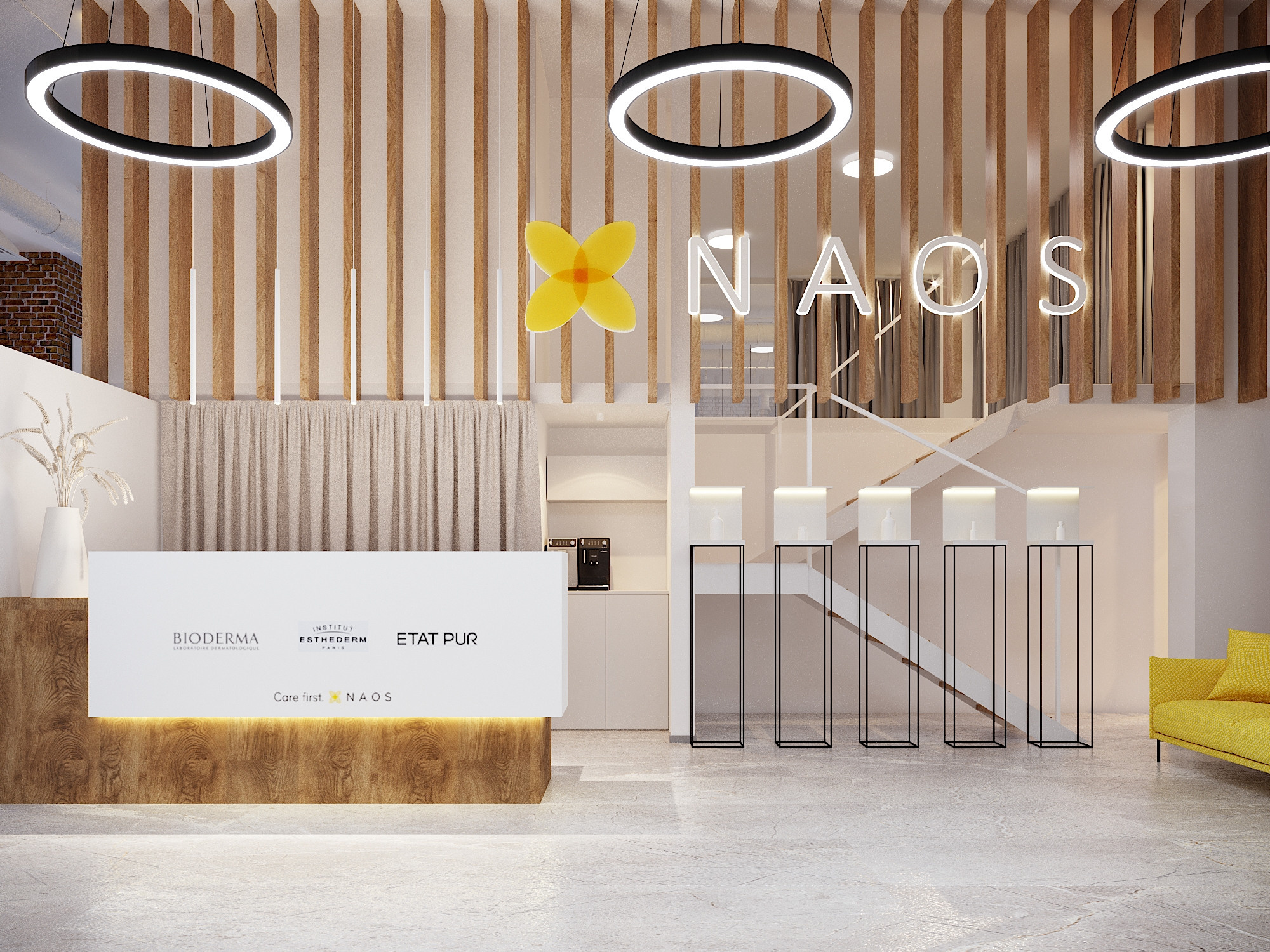 Офис для косметической компании. Авторский дизайн интерьера