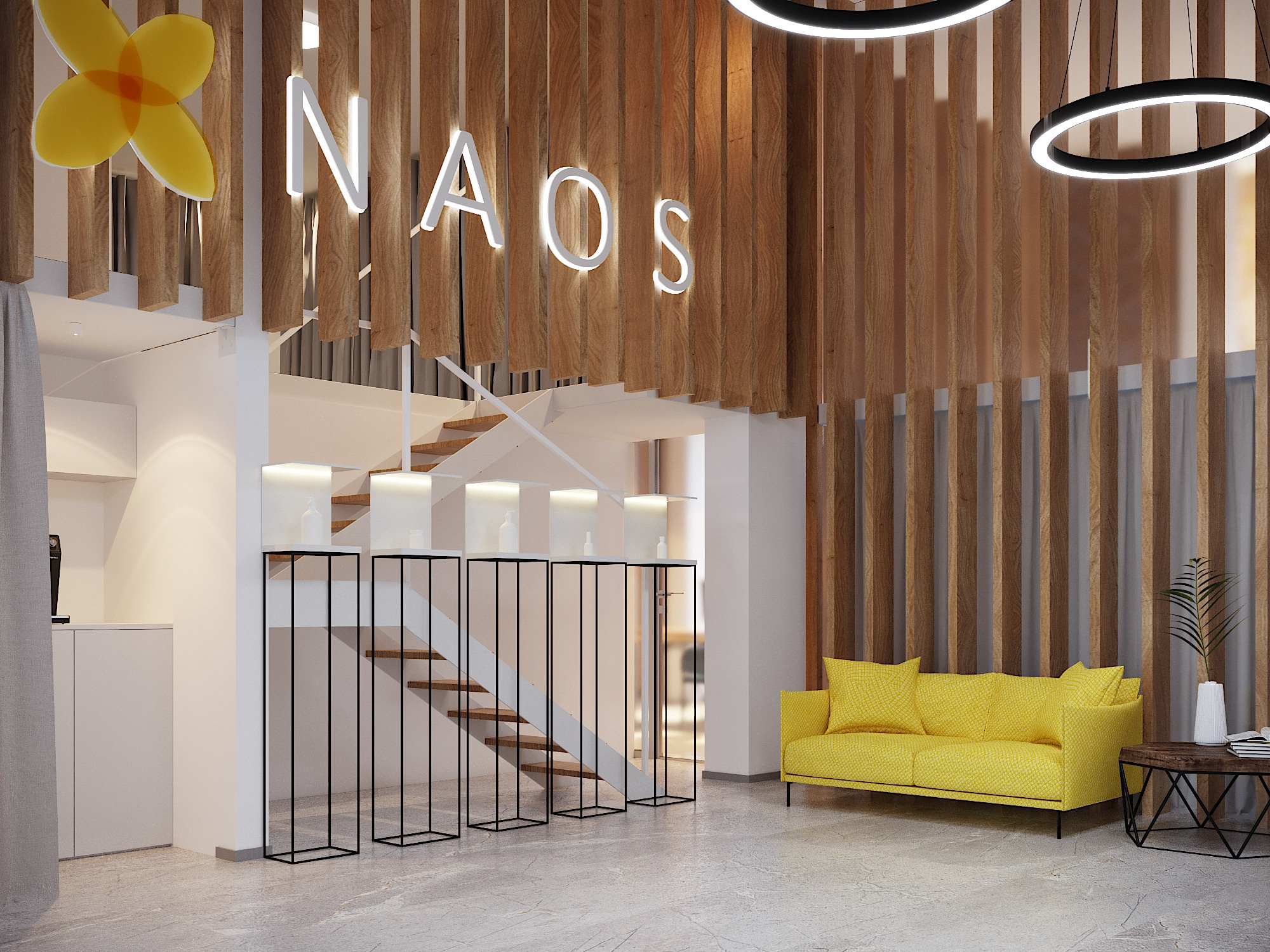 Офис для косметической компании. Авторский дизайн интерьера