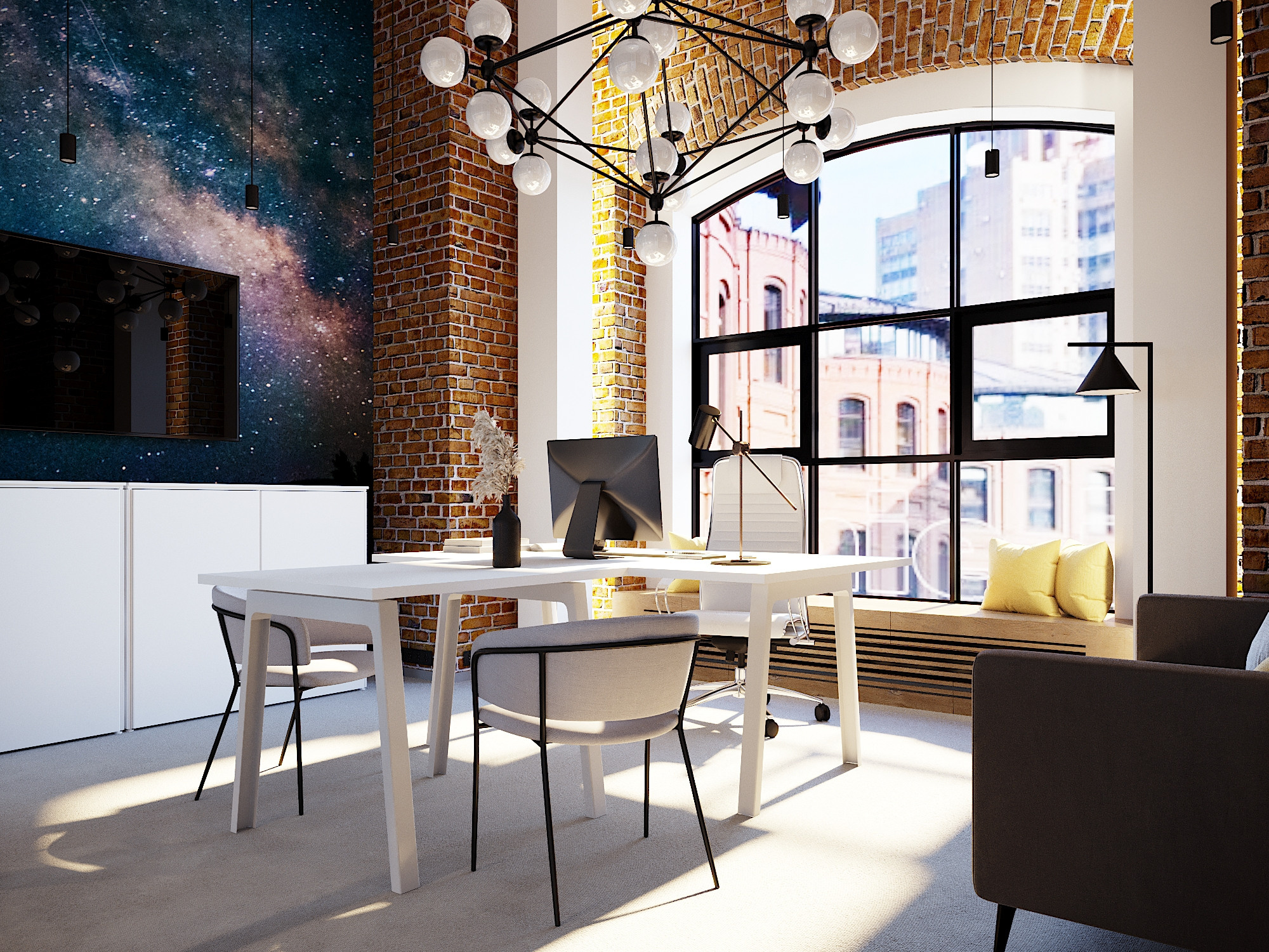 Офис для косметической компании. Авторский дизайн интерьера