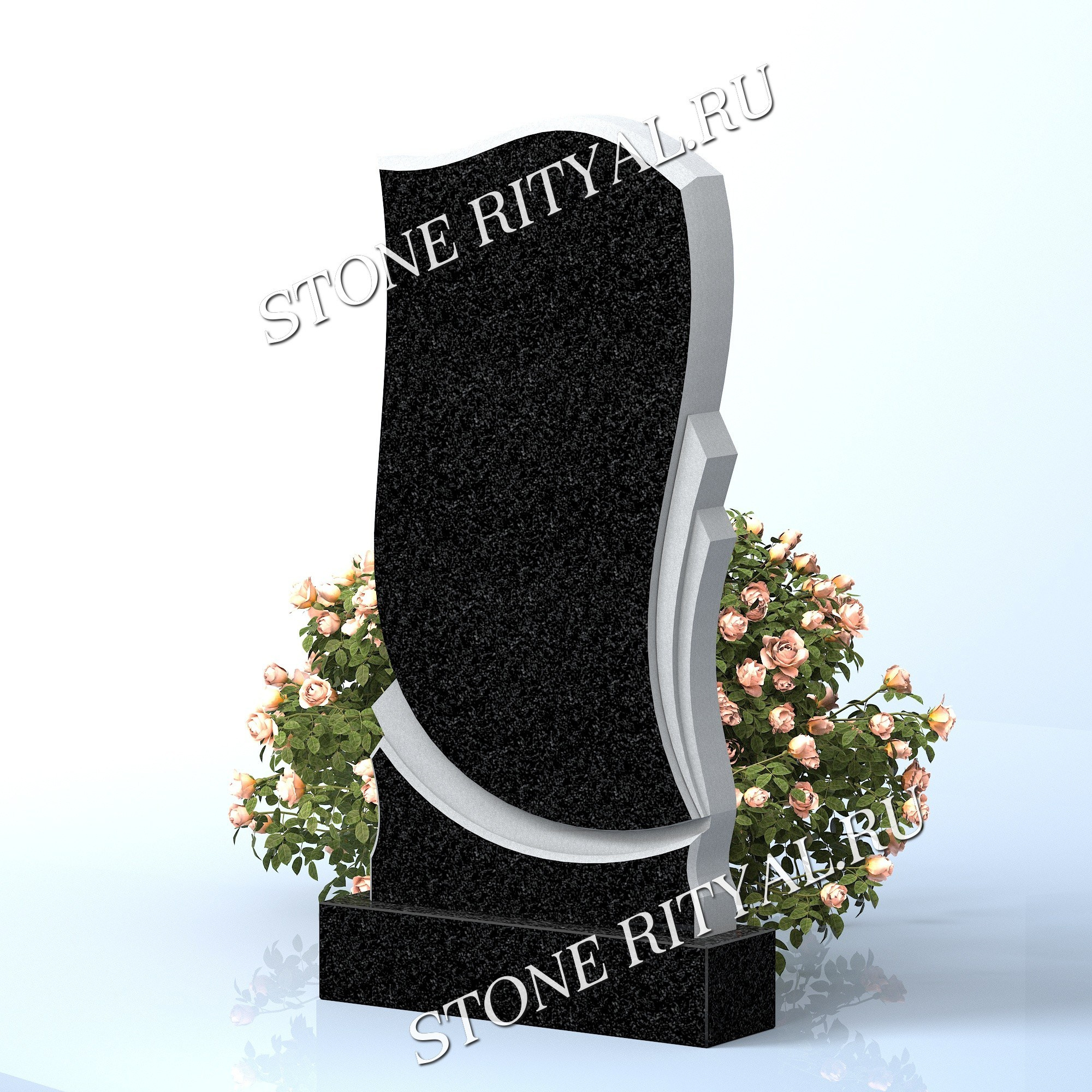 Вертикальные памятники прямые. Изготовление и установка памятников в Москве и МО