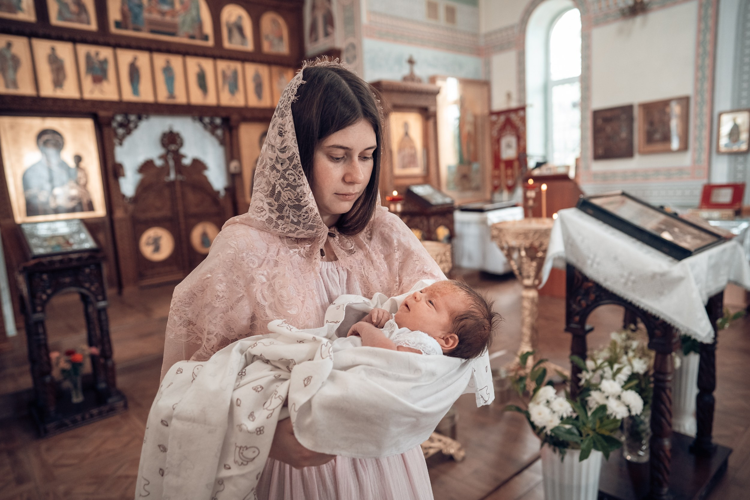 Крещение в храме Романа Исповедника г. Севастополь. Церковный фотограф Севастополь