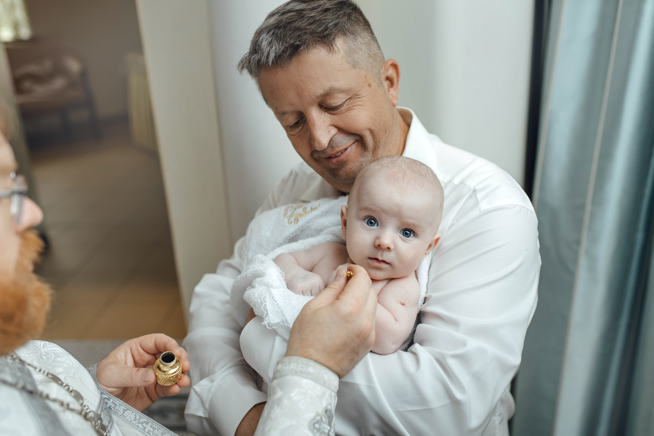 Таинство крещения Михаила