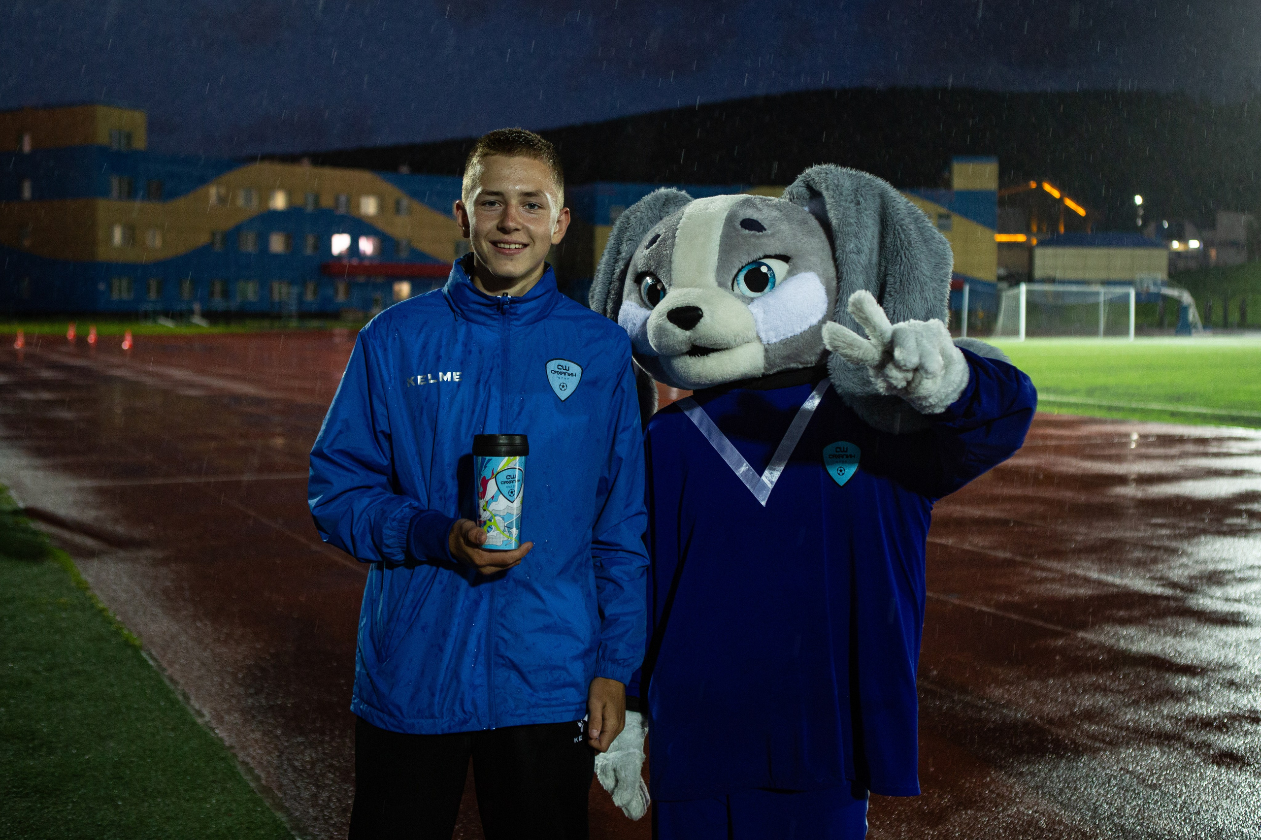 Матч юношеской футбольной лиги между командами СШ «Сахалин» и «СШОР № 1» (Комсомольск-на-Амуре) (U-18). Кутузов Евгений Фотограф в Южно-Сахалинске