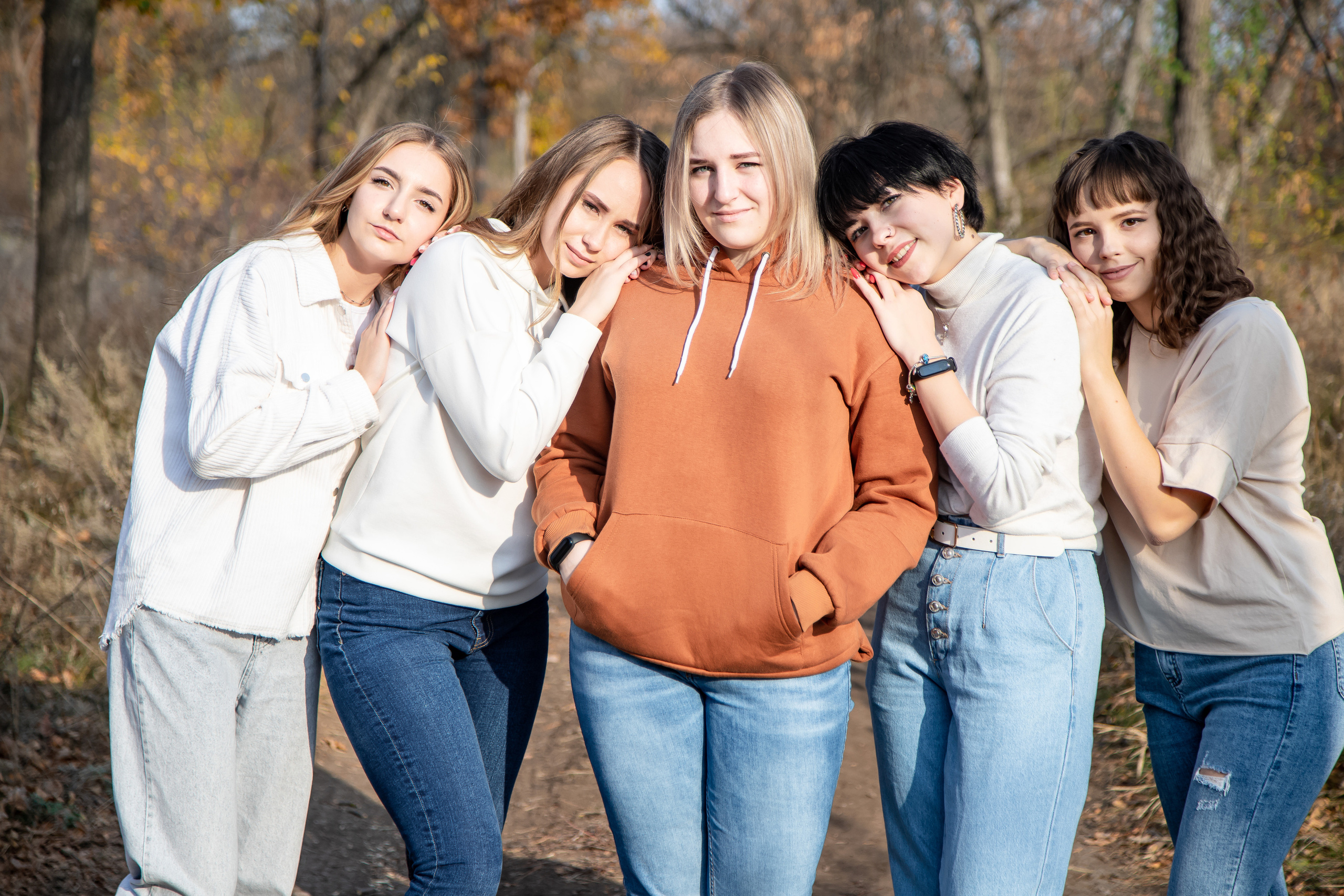 Школьная фотосессия на природе. Выпускной альбом Шахты Ростов