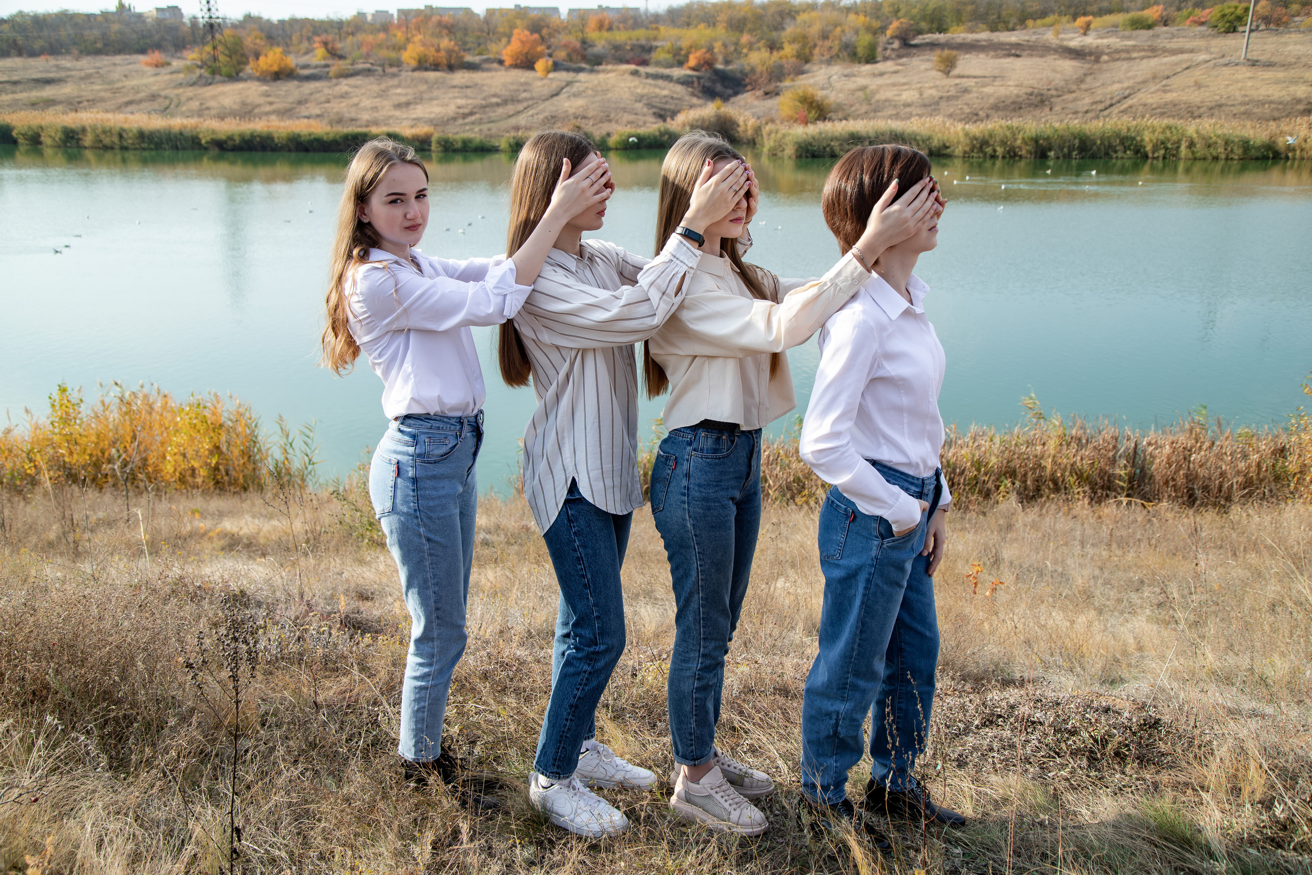 Школьная фотосессия на природе. Выпускной альбом Шахты Ростов