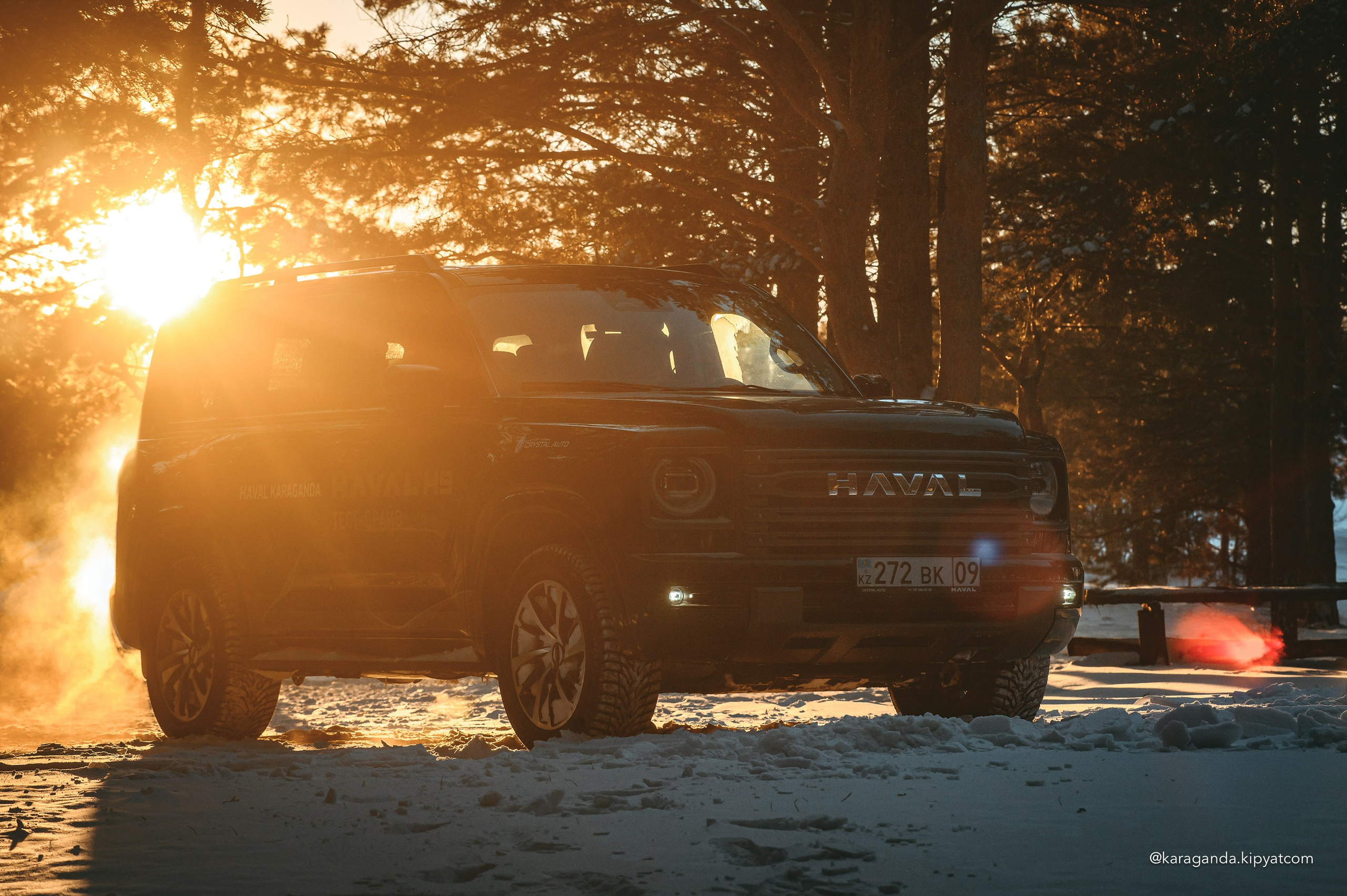 Зимний заезд на HAVAL H9. Кипятком Караганда