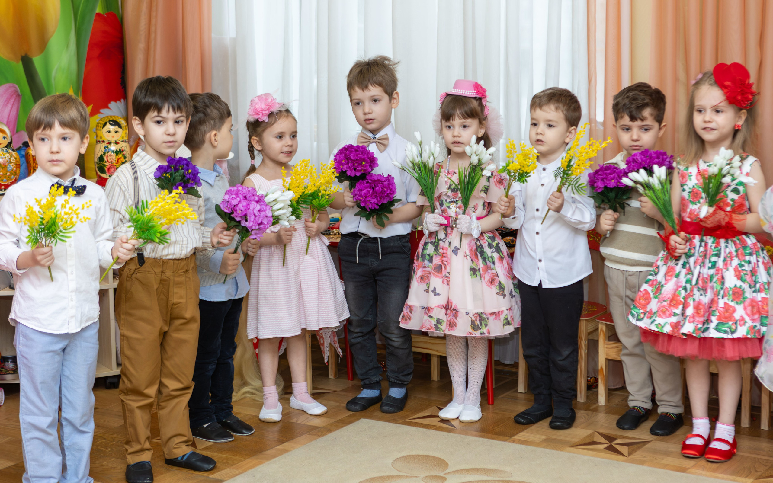 Утренник 8 Марта в детском саду № 1164 — группа «Сверчки»