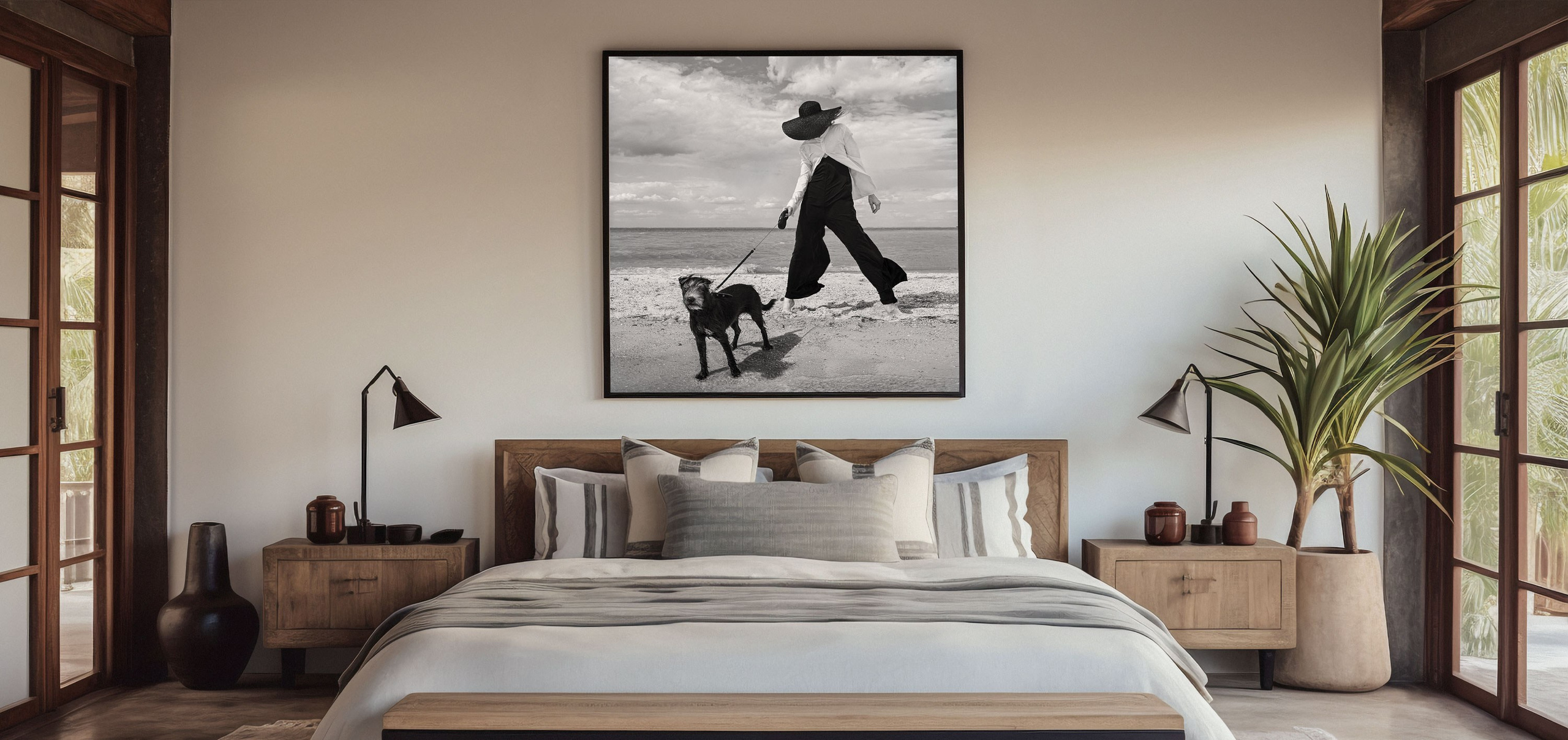 Купить черно-белую картину для интерьера гостиной