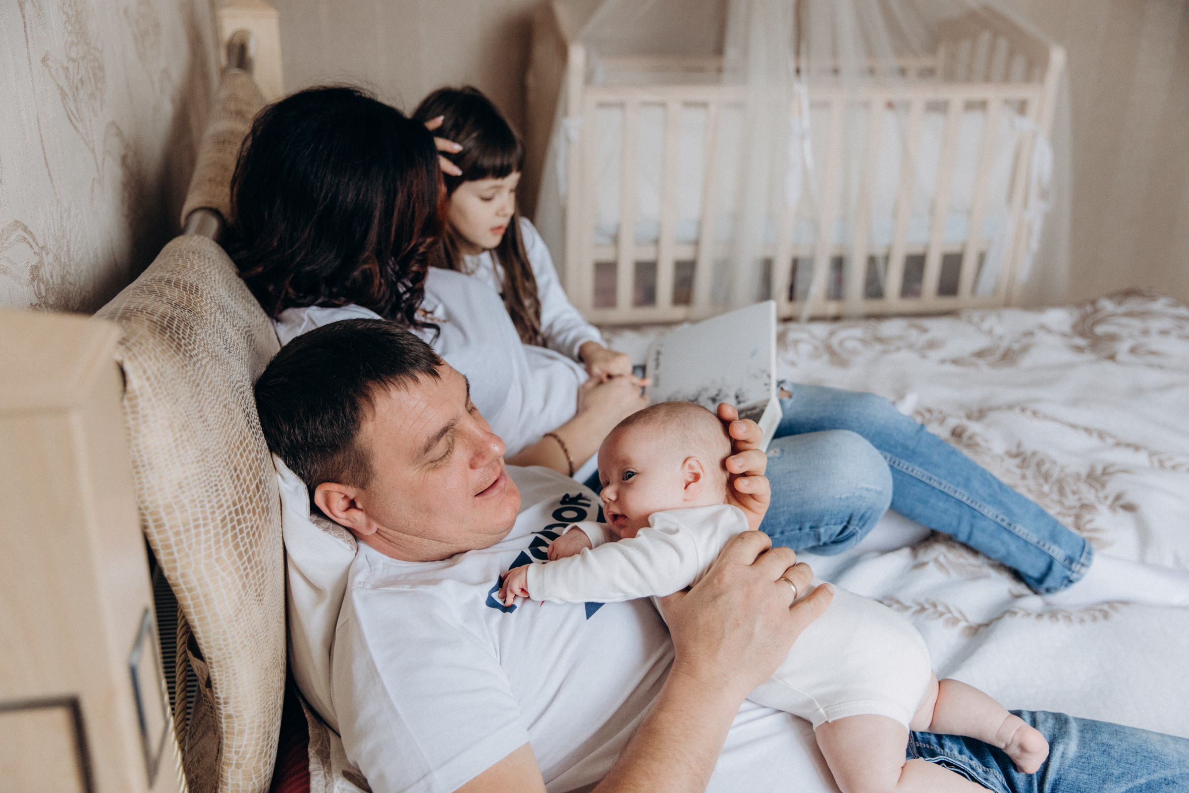 Кира, Алиса, мама Люда, папа Виталя ♡. Семейный фотограф Оля Гладченко