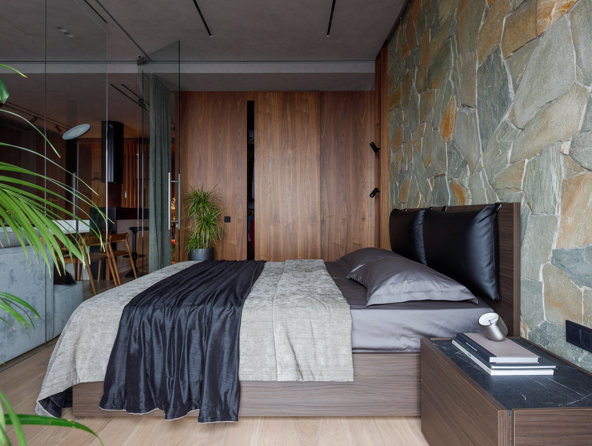 SAHA_Flat — Bachelor apartment in Saratov Russia designed by QUADRUM STUDIO