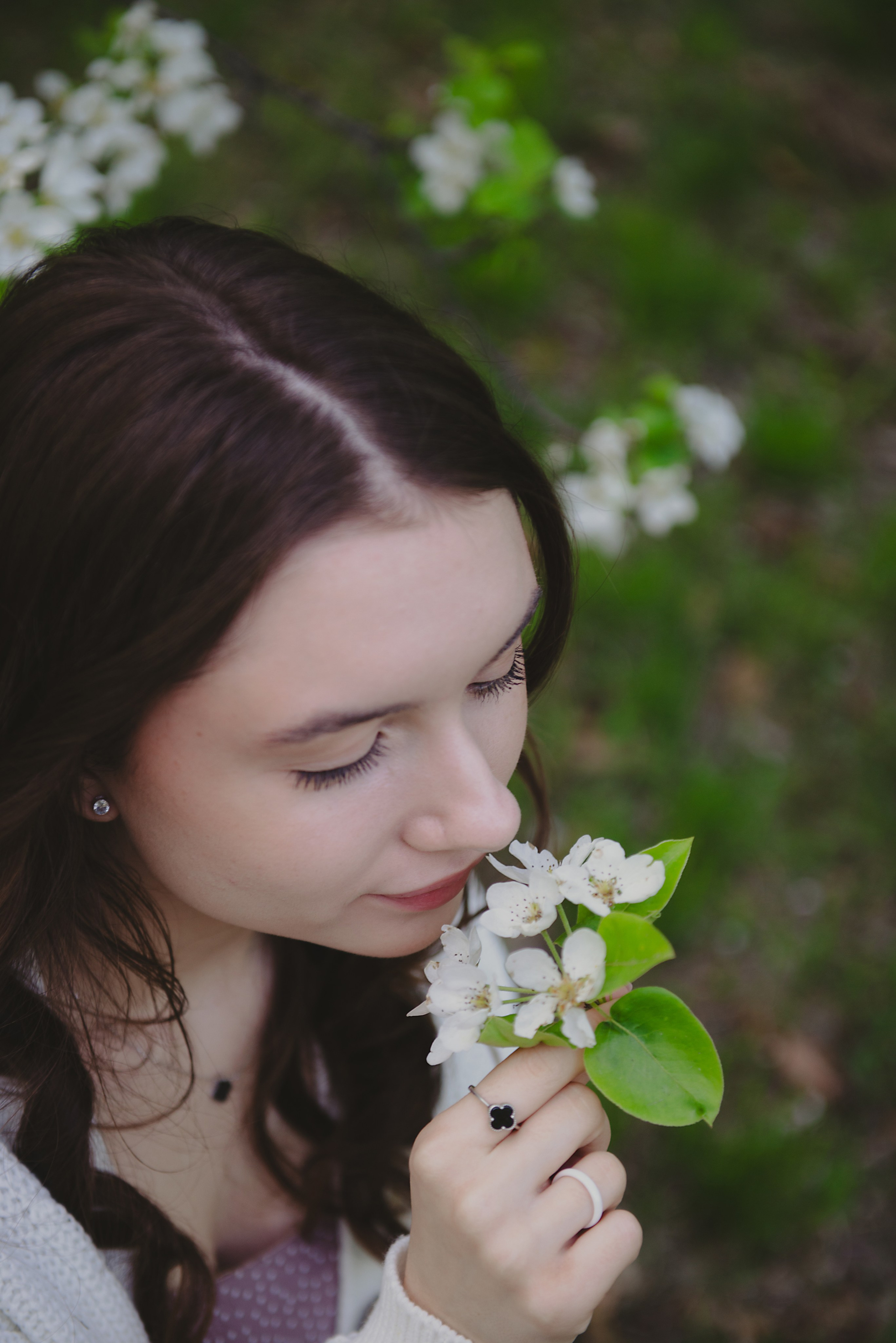 Прогулка в цветущих яблонях. Фотограф в Хабаровске