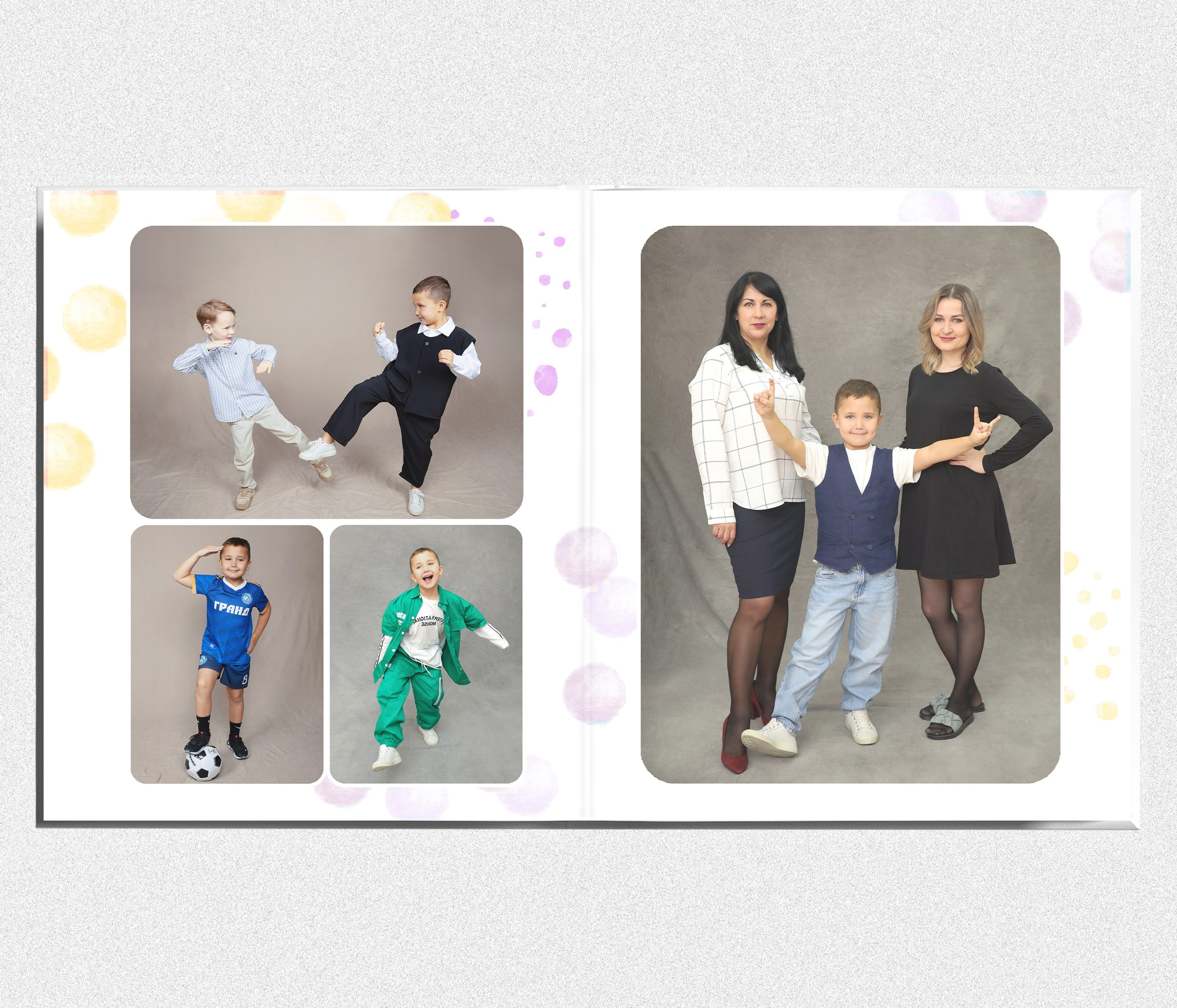 Выпускной альбом "Взрывной". Выпускные альбомы в Тюмени для школ, садов, вузов спортивных секций