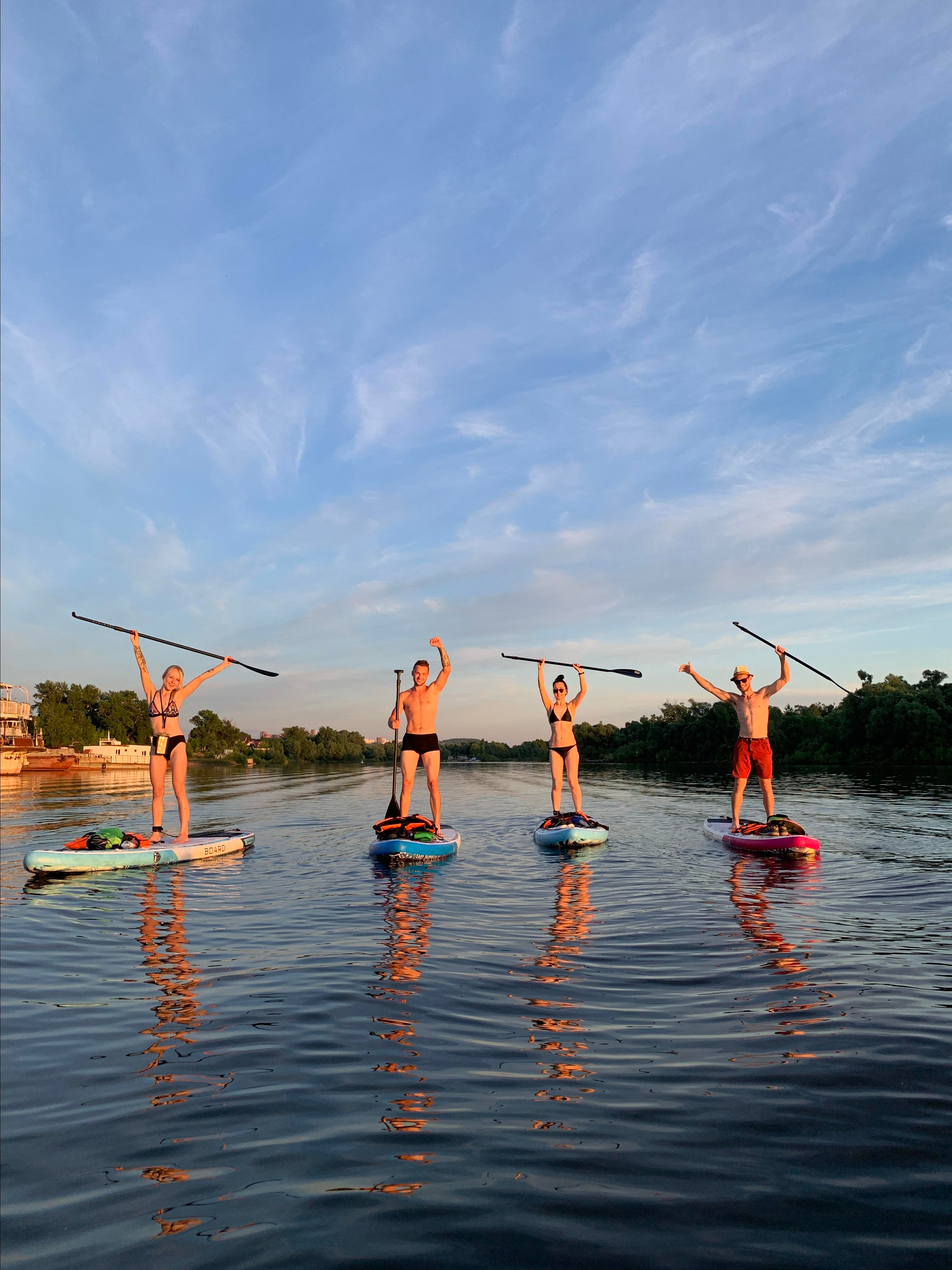 Прогулки на сапбордах в Уфе — Время Приключений