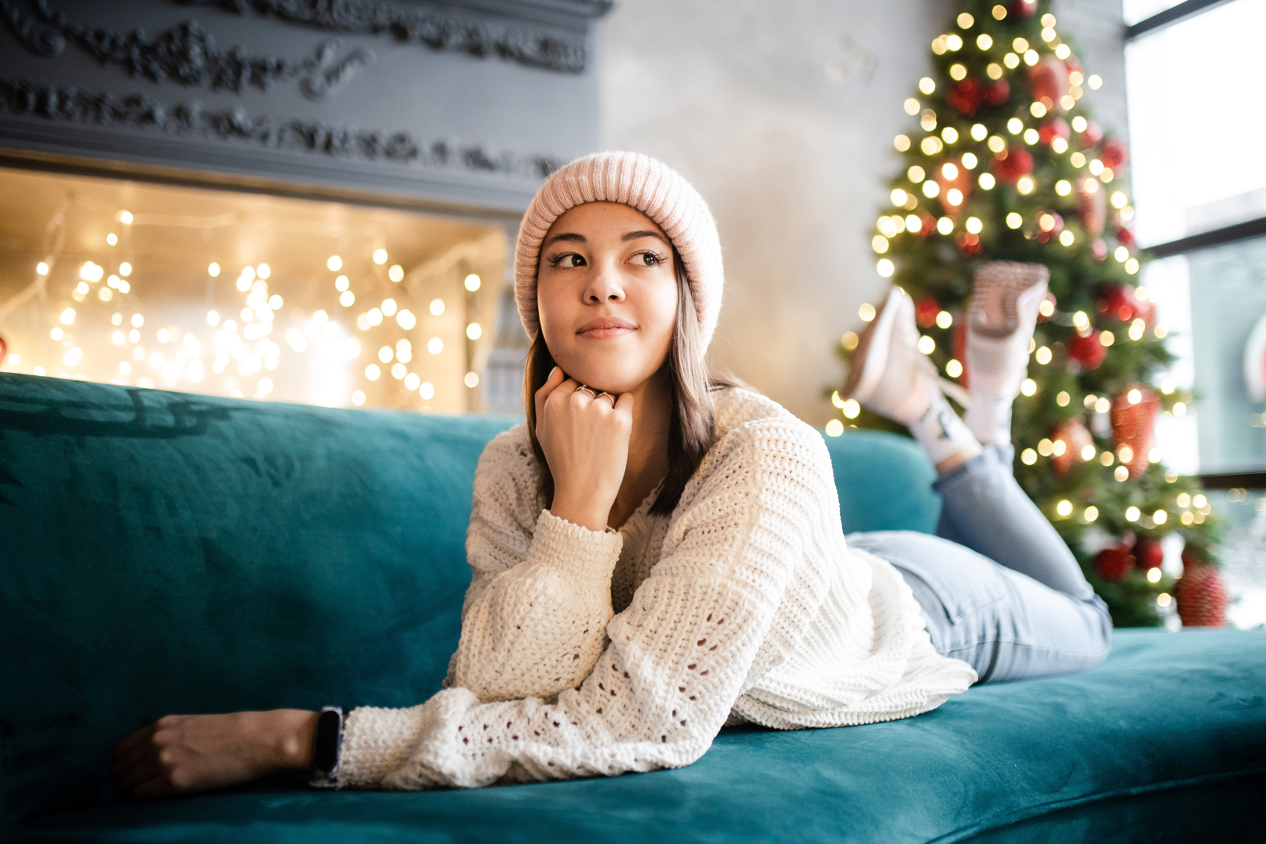 Студийная новогодняя фотосессия — Ксения и Артём. Репортажный фотограф Сергей Сажин г. Ярославль