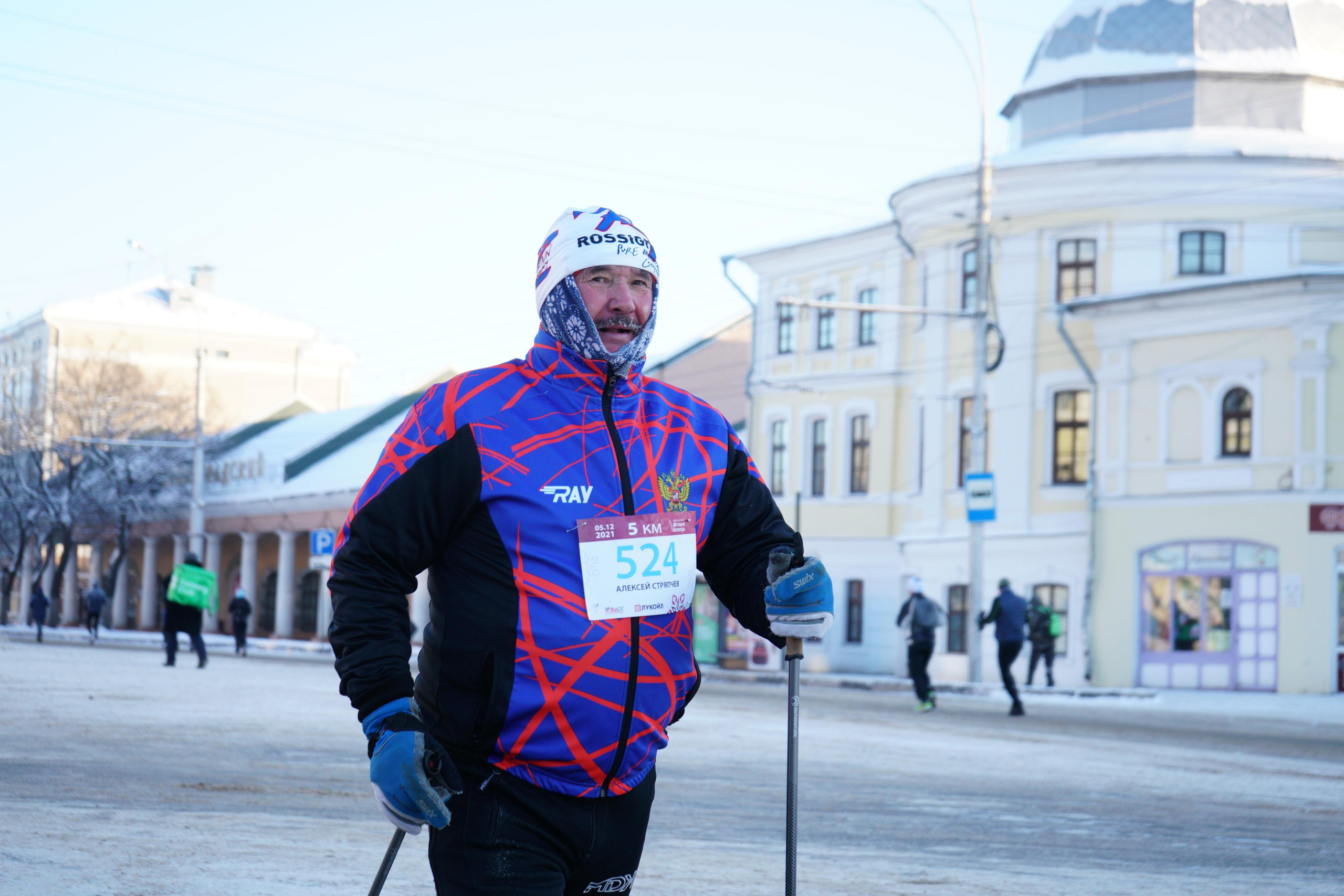Вологодский зимний полумарафон. Репортажный фотограф Сергей Сажин г. Ярославль