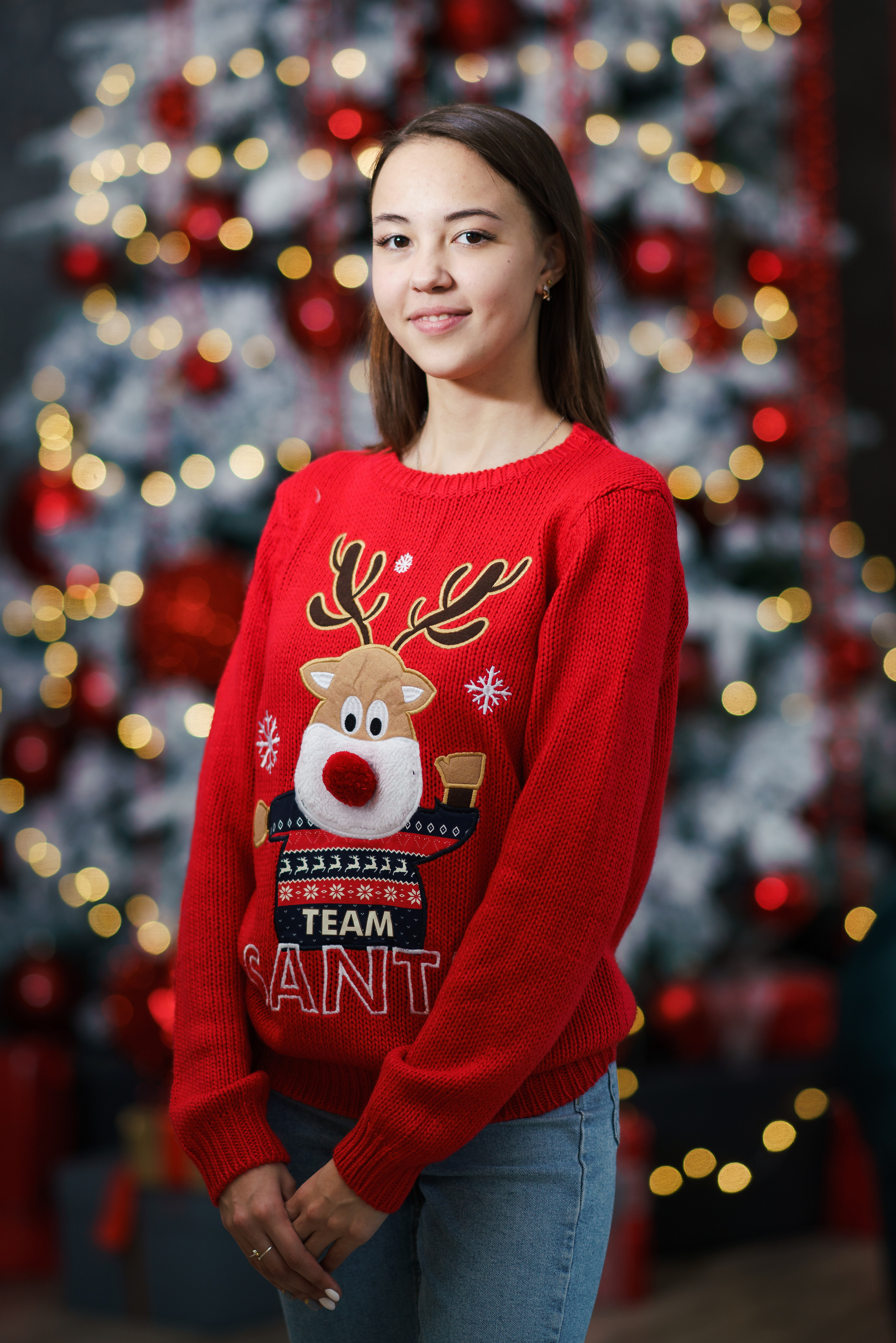 Студийная новогодняя фотосессия — Ксения и Артём. Репортажный фотограф Сергей Сажин г. Ярославль