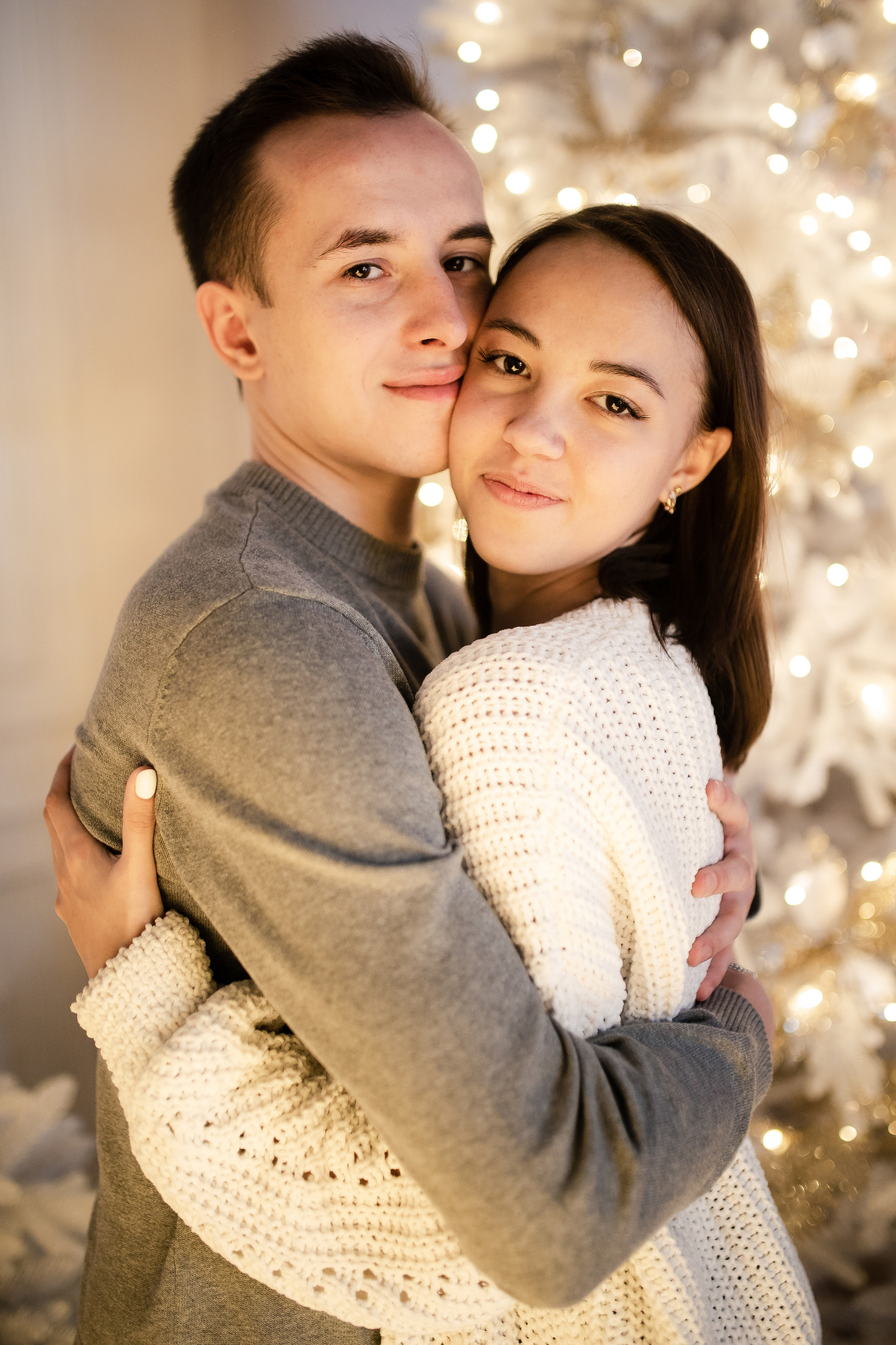 Студийная новогодняя фотосессия — Ксения и Артём. Репортажный фотограф Сергей Сажин г. Ярославль