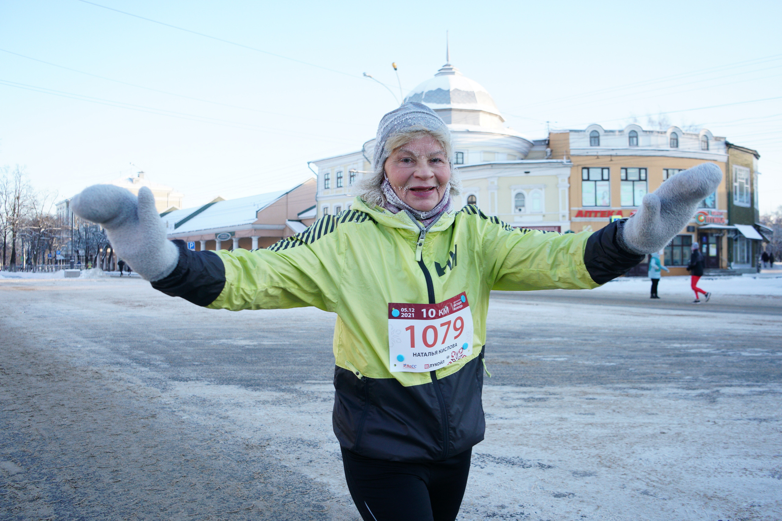 Вологодский зимний полумарафон. Репортажный фотограф Сергей Сажин г. Ярославль