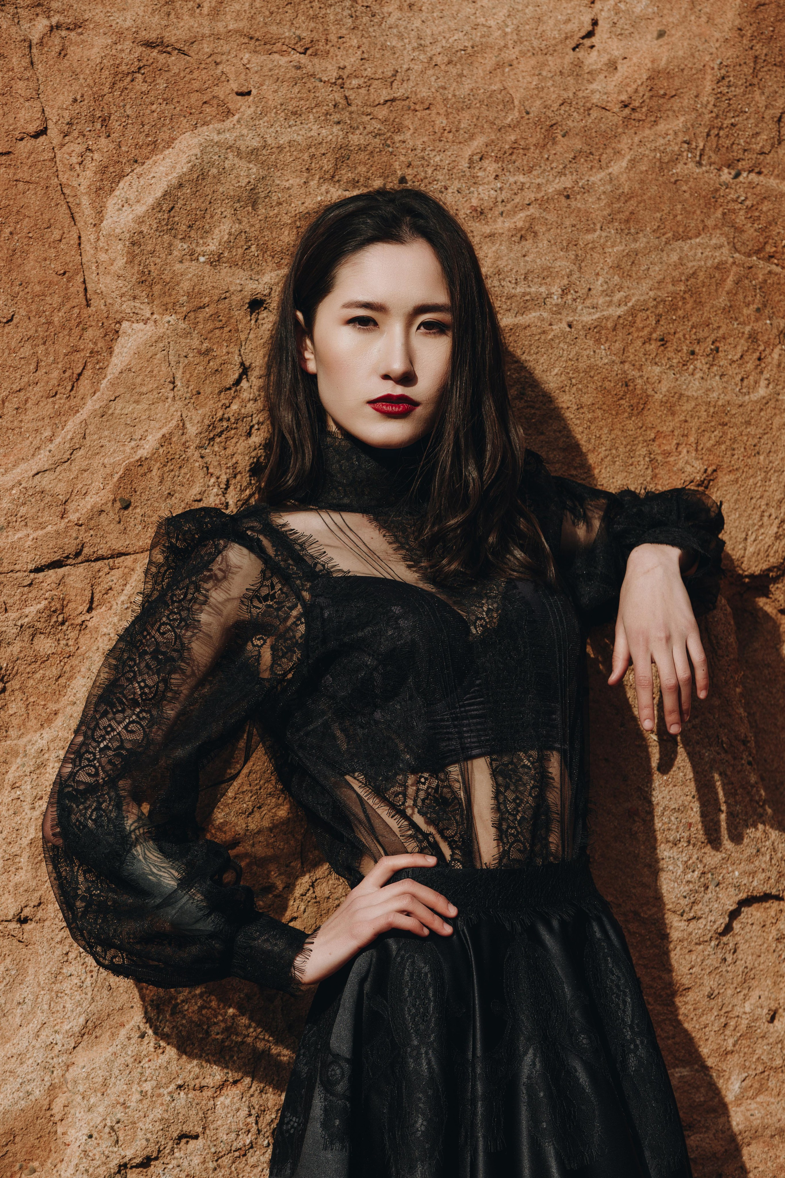 съемка с моделью для бренда