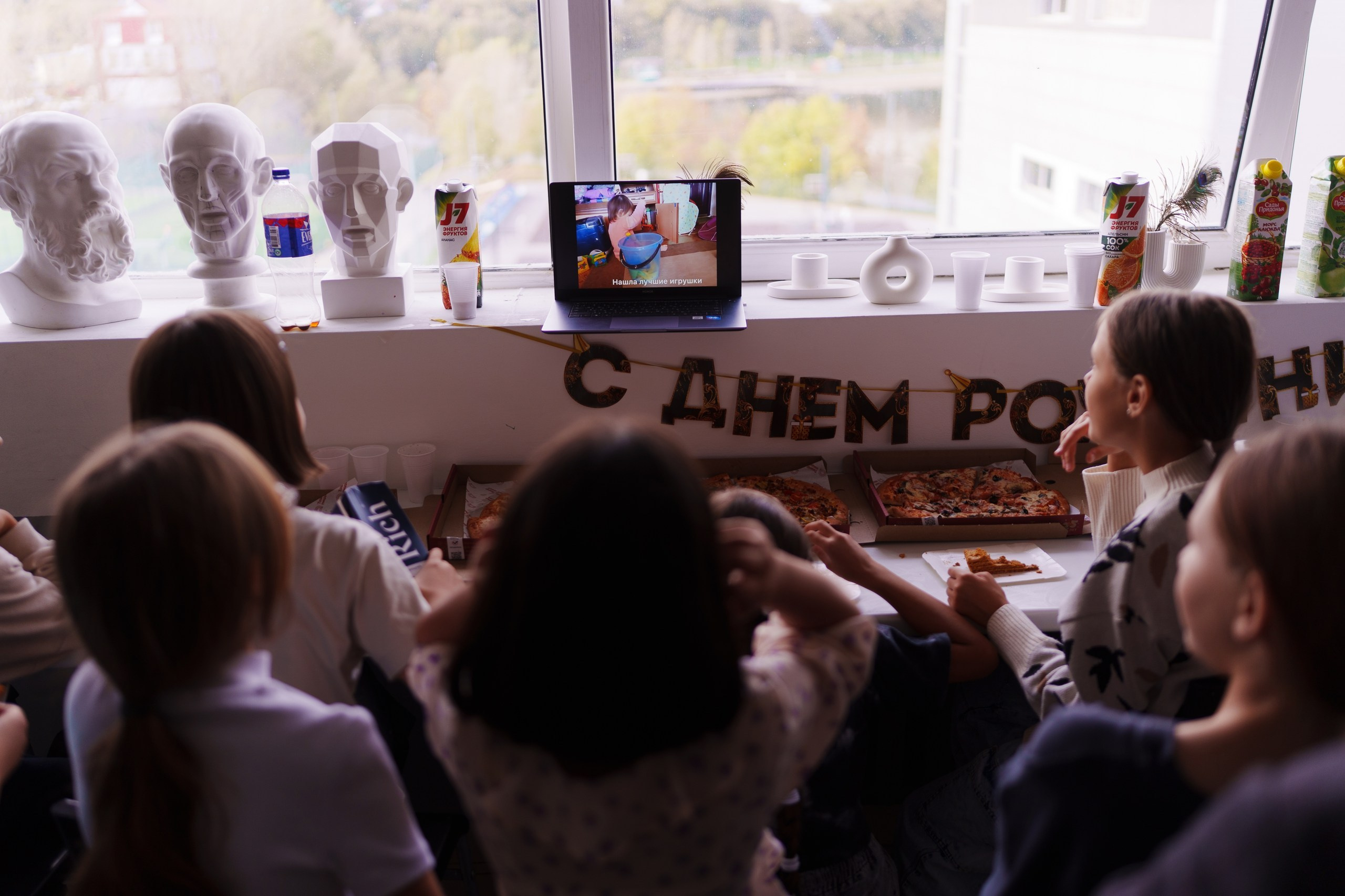 Фотосъёмка детского дня рождения в студии рисования «Я рисую», Уфа