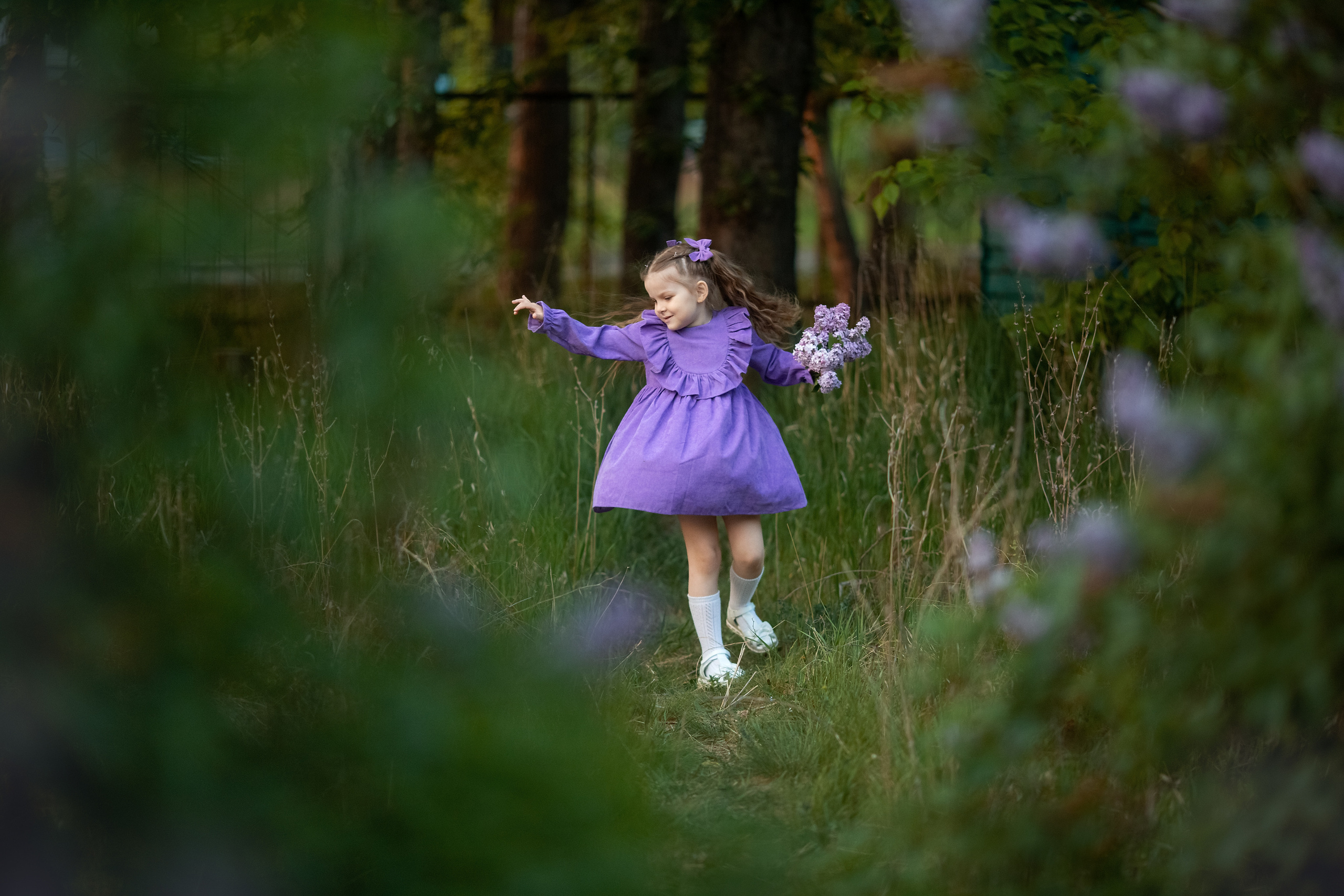 Детская съёмка на улице. Семейный фотограф в Кургане
