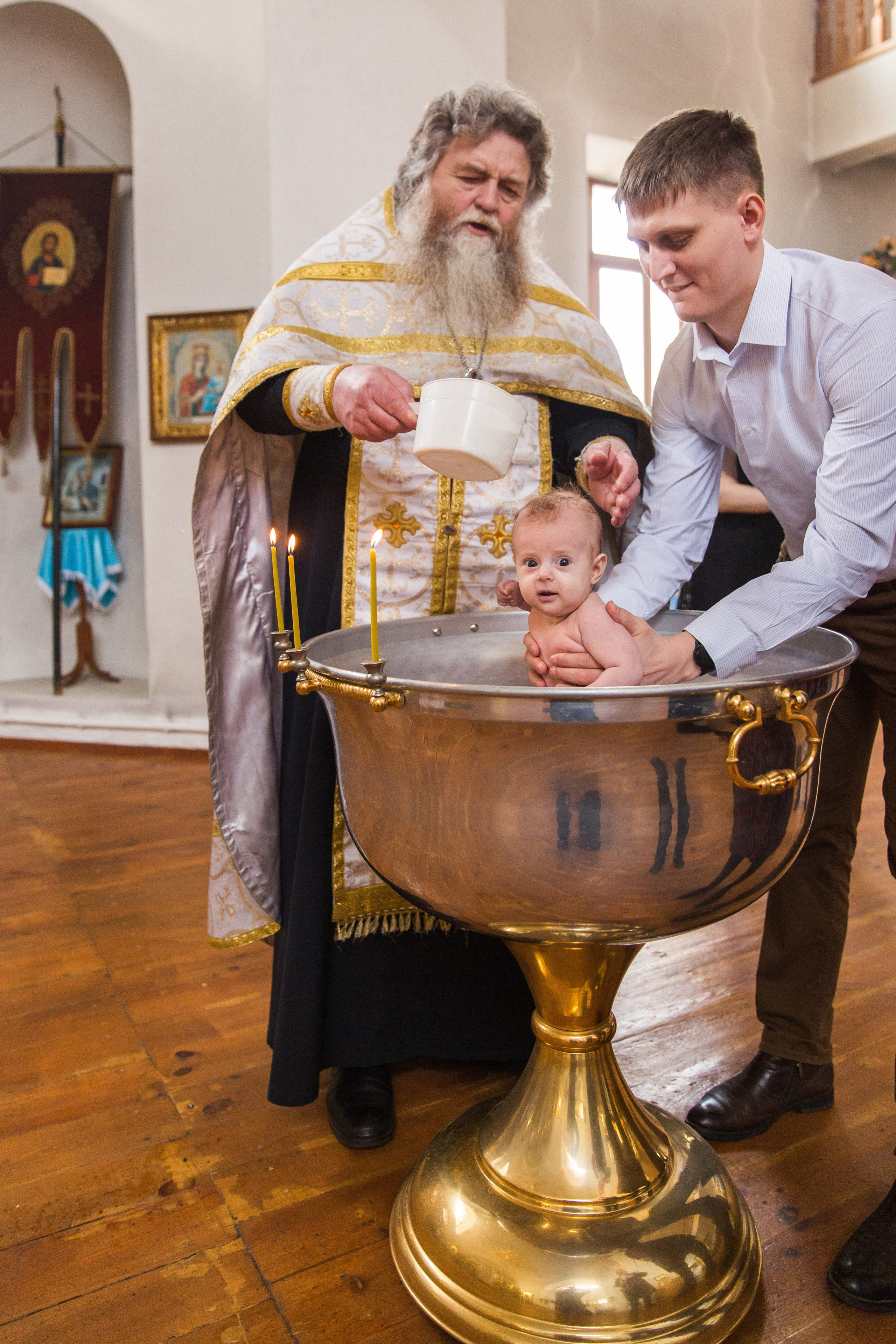 Фотосъемка церемонии крещения
