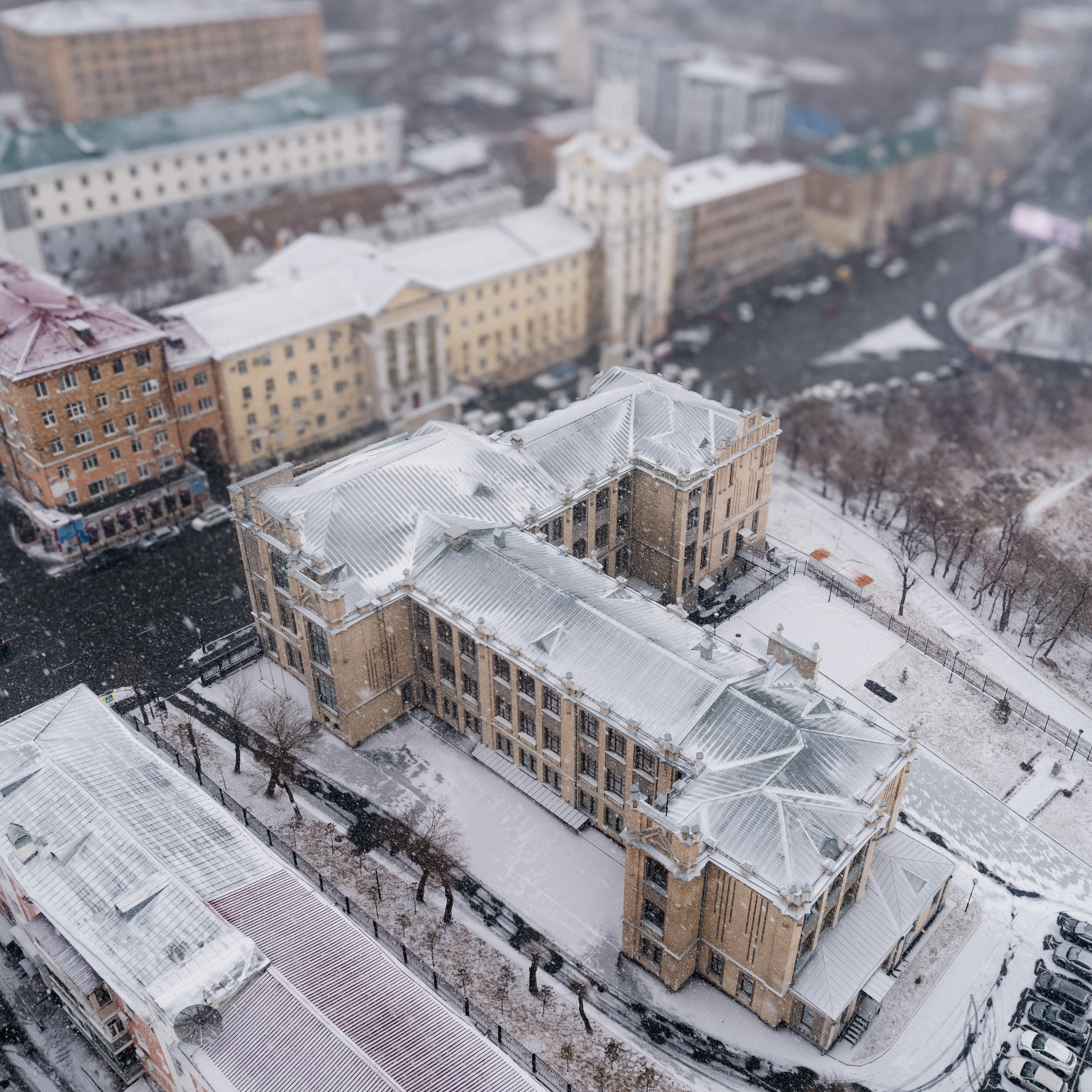 Снег во Владивостоке!. Фотограф во Владивостоке Антон Блохин