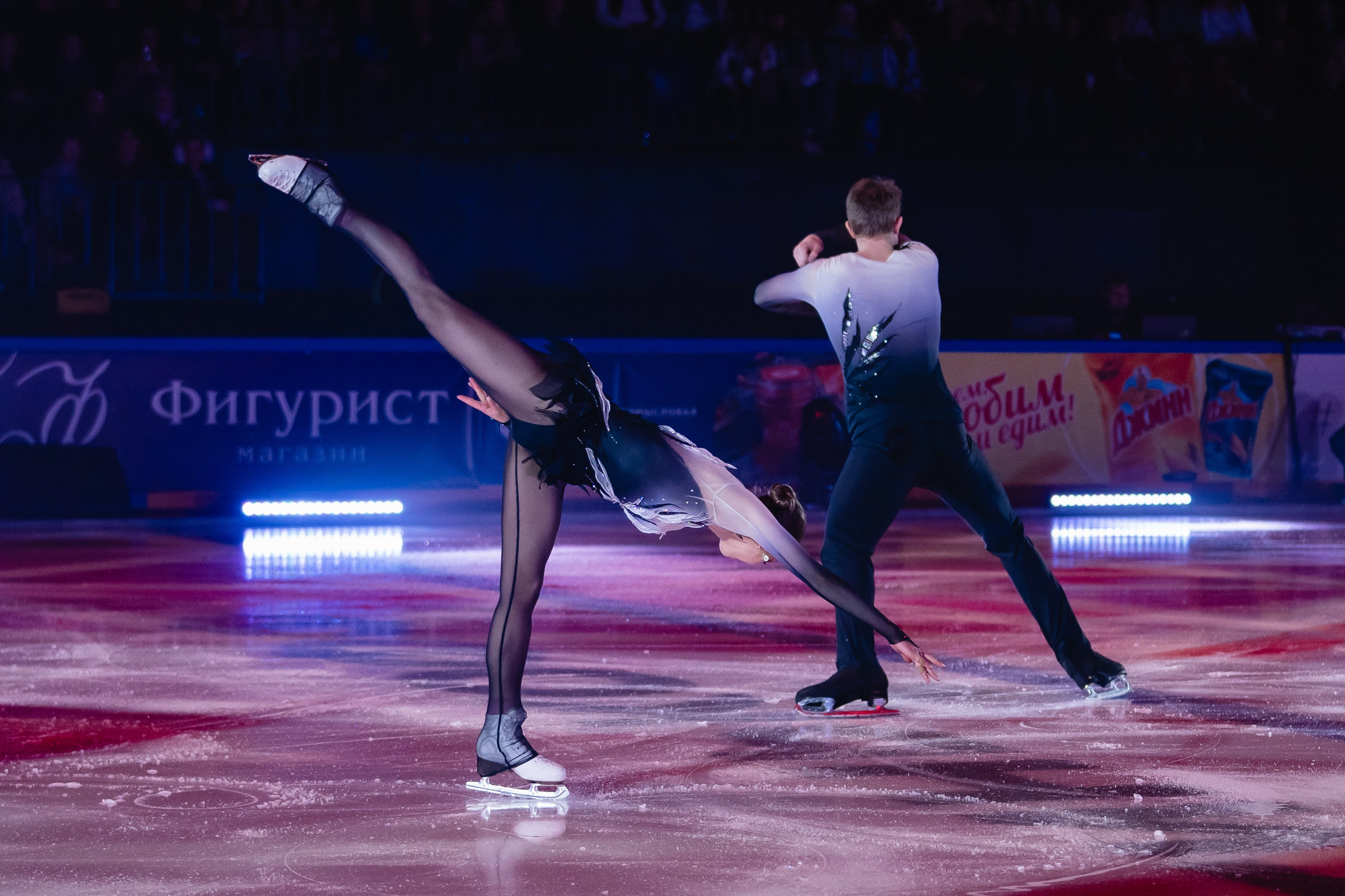 Шоу «Чемпионы на льду» в Новосибирске. Воробьева Ксения — Спортивный и танцевальный фотограф Новосибирск