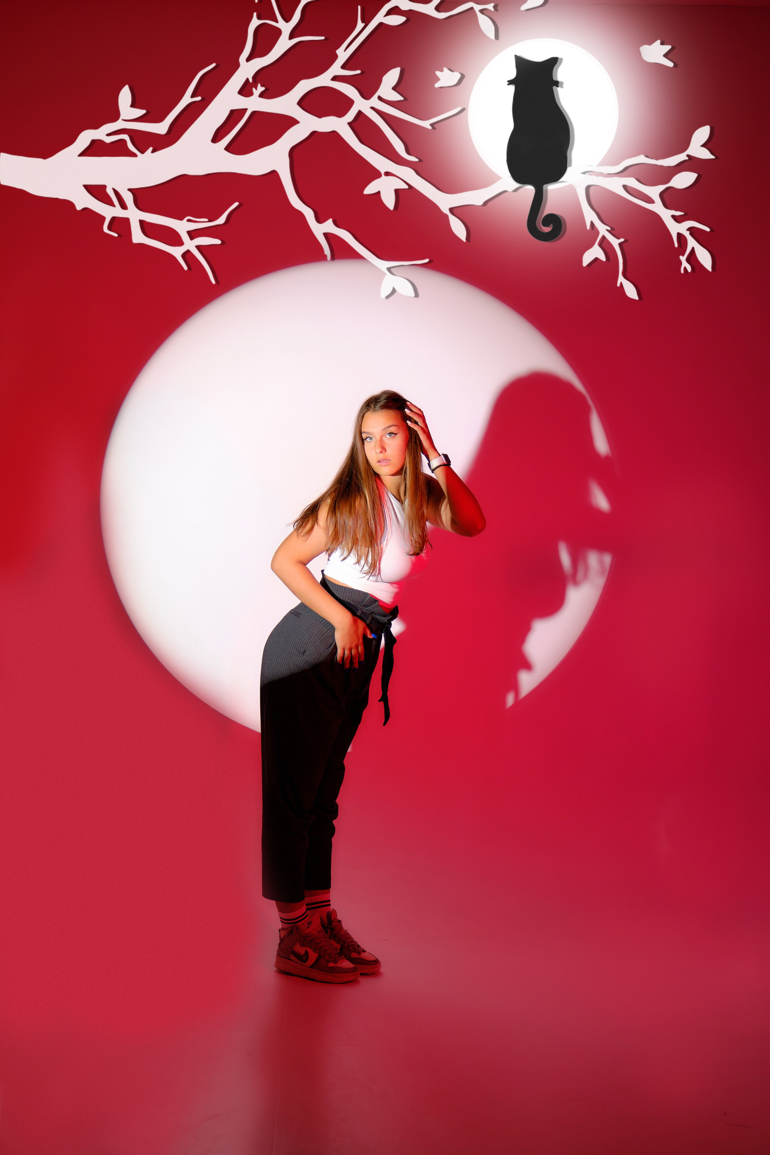 Фотосессия девушки в Самаре с макияжем и одеждой