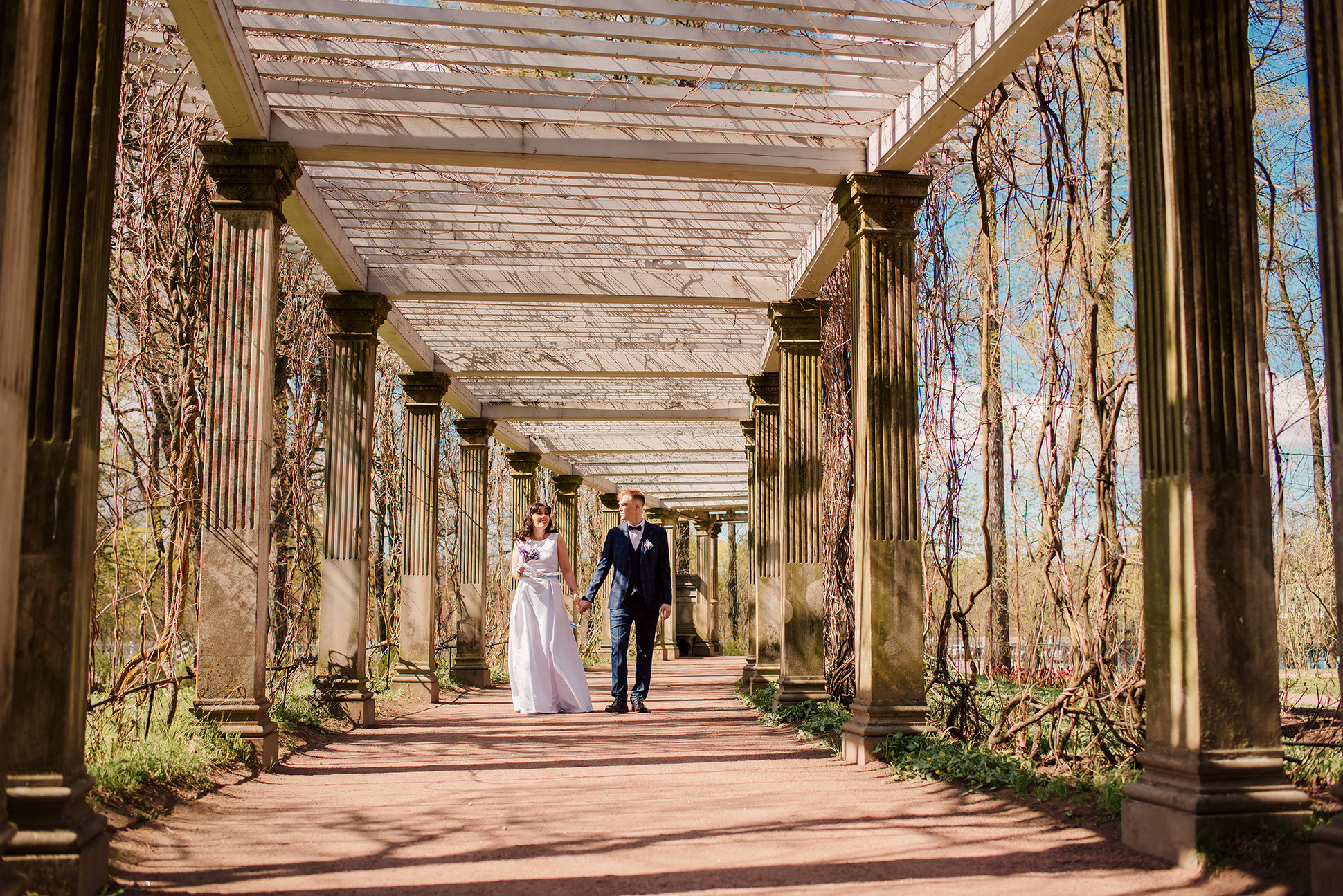 Свадебная фотосессия в Пушкине. Семейный и Свадебный фотограф. Санкт-Петербург. Пушкин