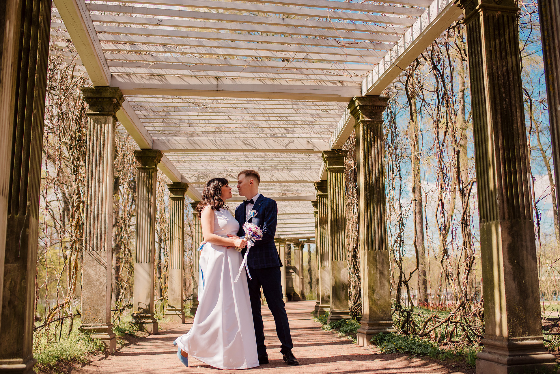 Свадебная фотосессия в Пушкине. Семейный и Свадебный фотограф. Санкт-Петербург. Пушкин