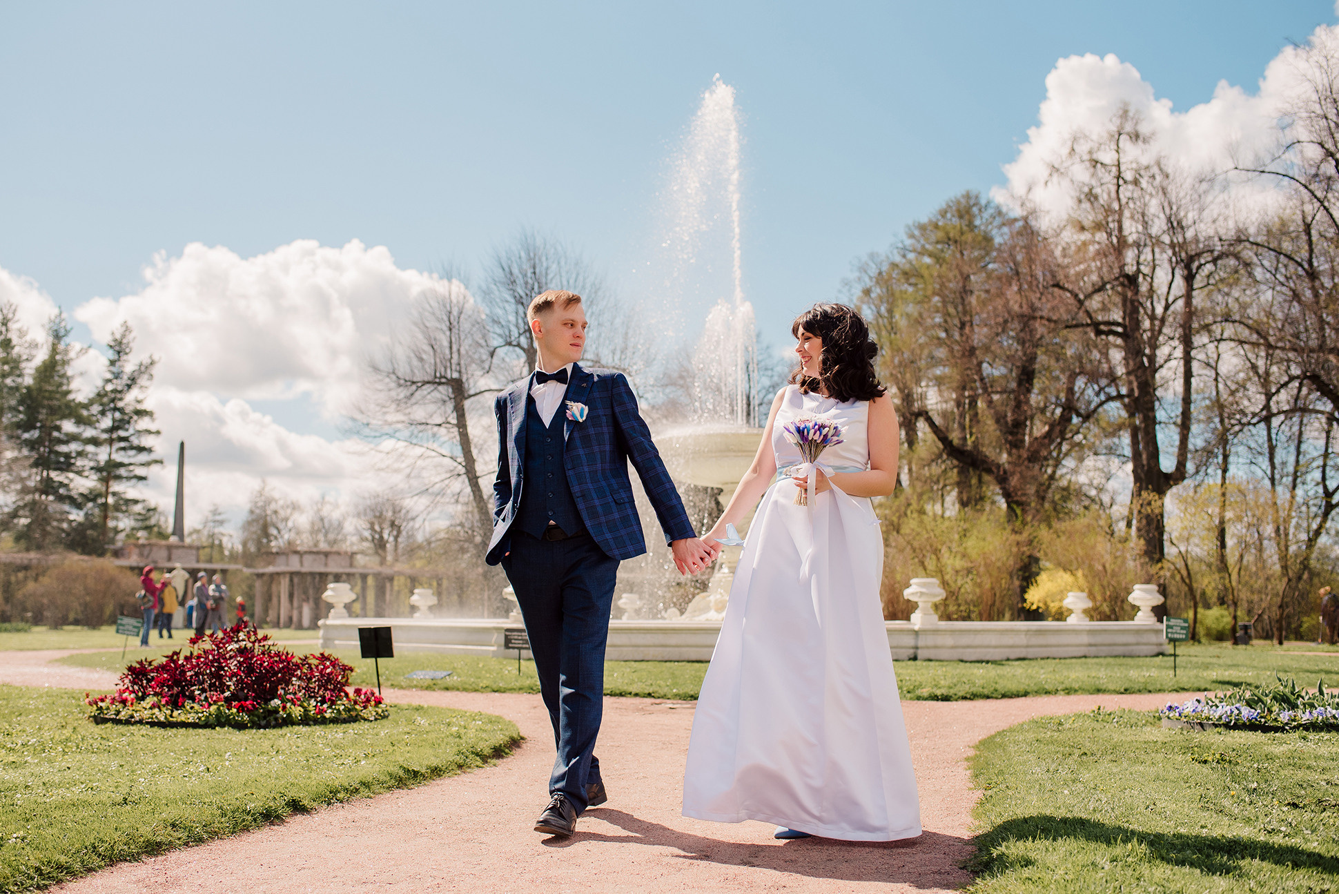 Свадебная фотосессия в Пушкине. Семейный и Свадебный фотограф. Санкт-Петербург. Пушкин