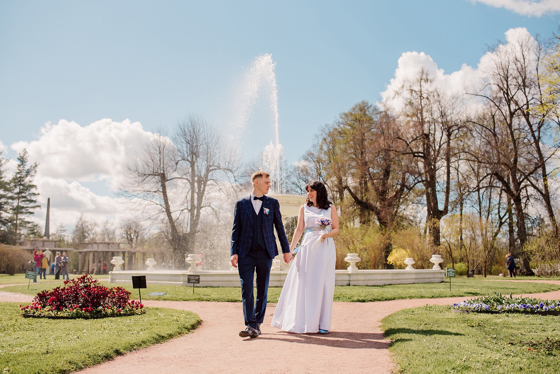 Свадебная фотосессия в Пушкине. Семейный и Свадебный фотограф. Санкт-Петербург. Пушкин