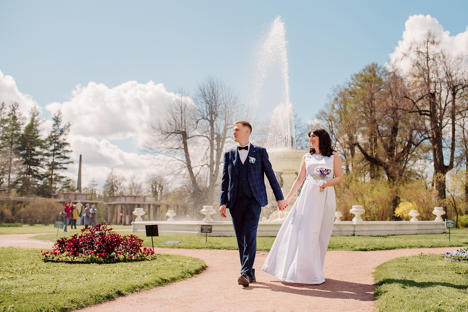Свадебная фотосессия в Пушкине. Семейный и Свадебный фотограф. Санкт-Петербург. Пушкин