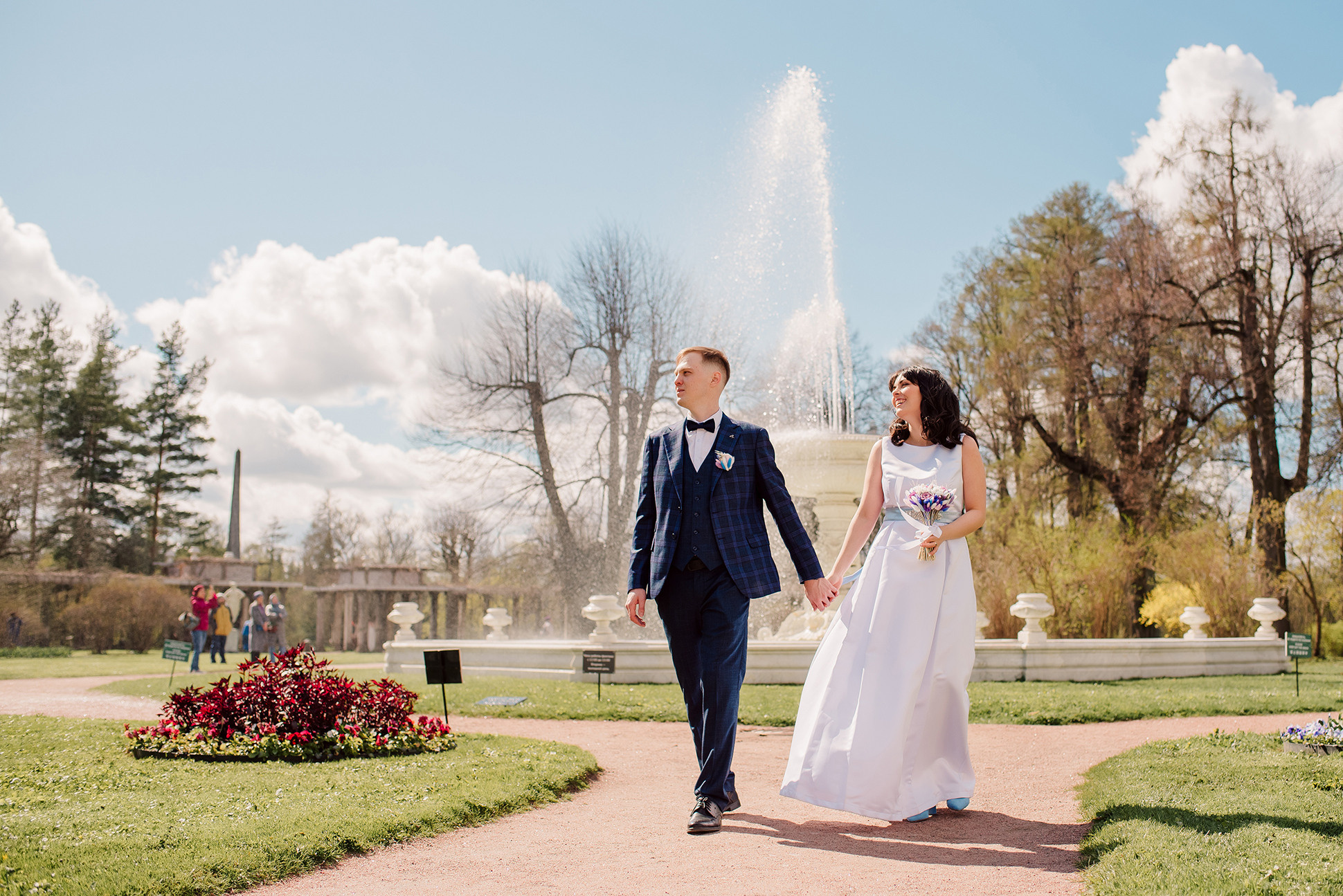 Свадебная фотосессия в Пушкине. Семейный и Свадебный фотограф. Санкт-Петербург. Пушкин