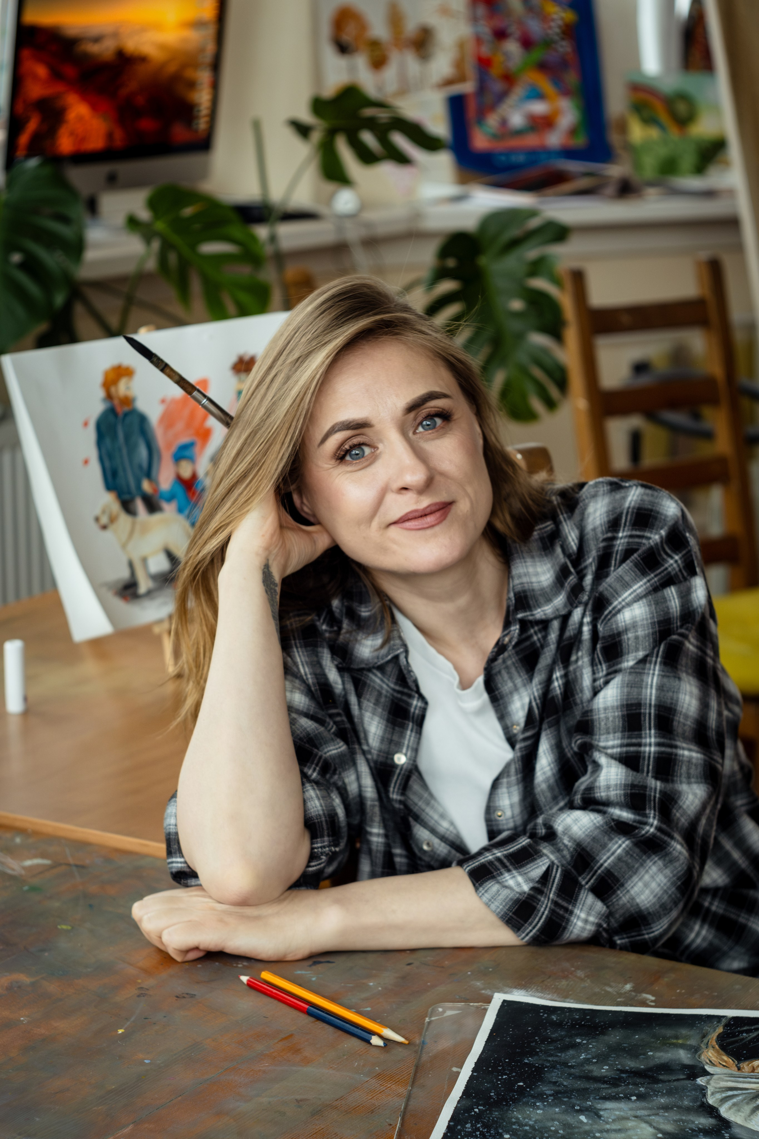 Контент для художницы Лены Кураш. Фотограф и видеограф Анна Жагорина