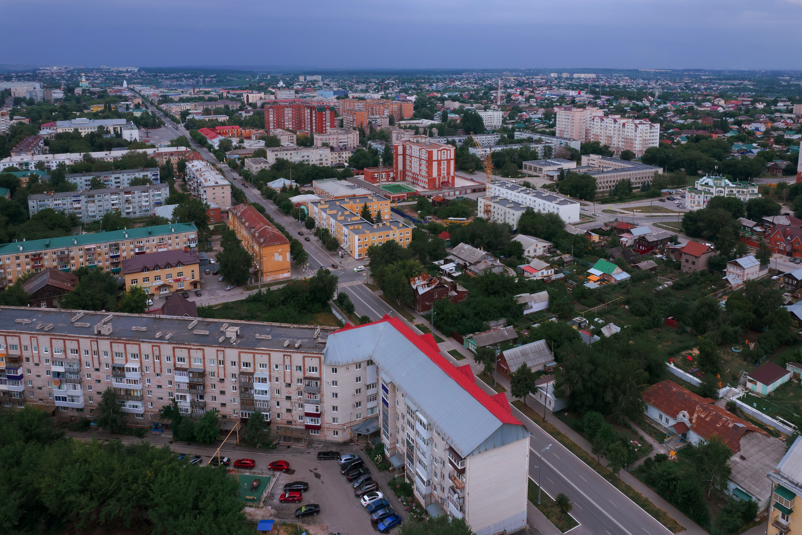 Съёмка с воздуха в Сызрани