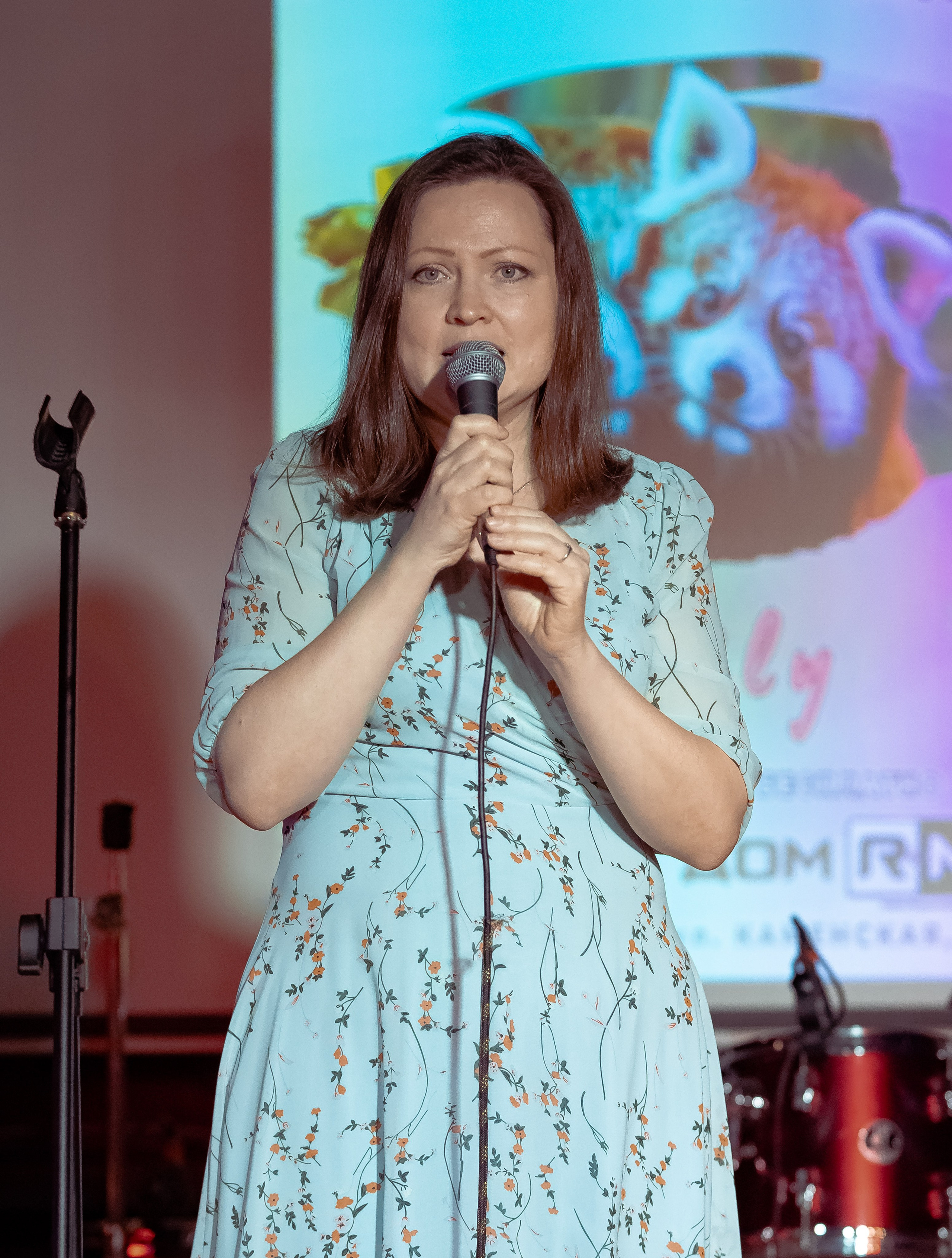 Репортажные фотографии творческого вечера Такие дела, Панда