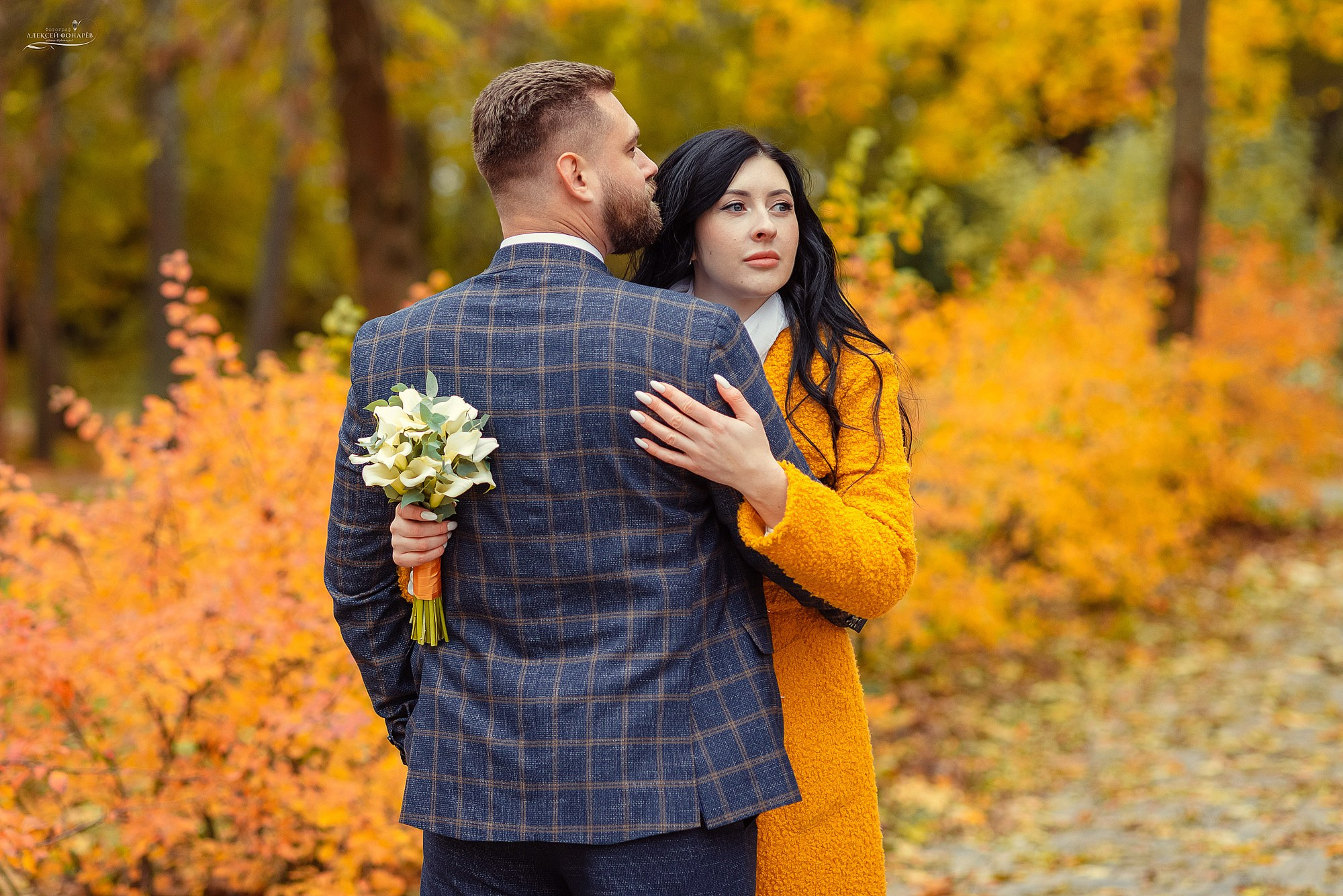 яркая осень в городе Дубна