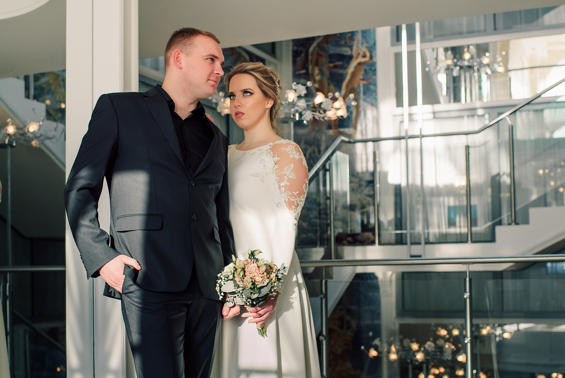 Настя и Валера. Зимняя сказка Петергофа. Семейный и Свадебный фотограф. Санкт-Петербург. Пушкин