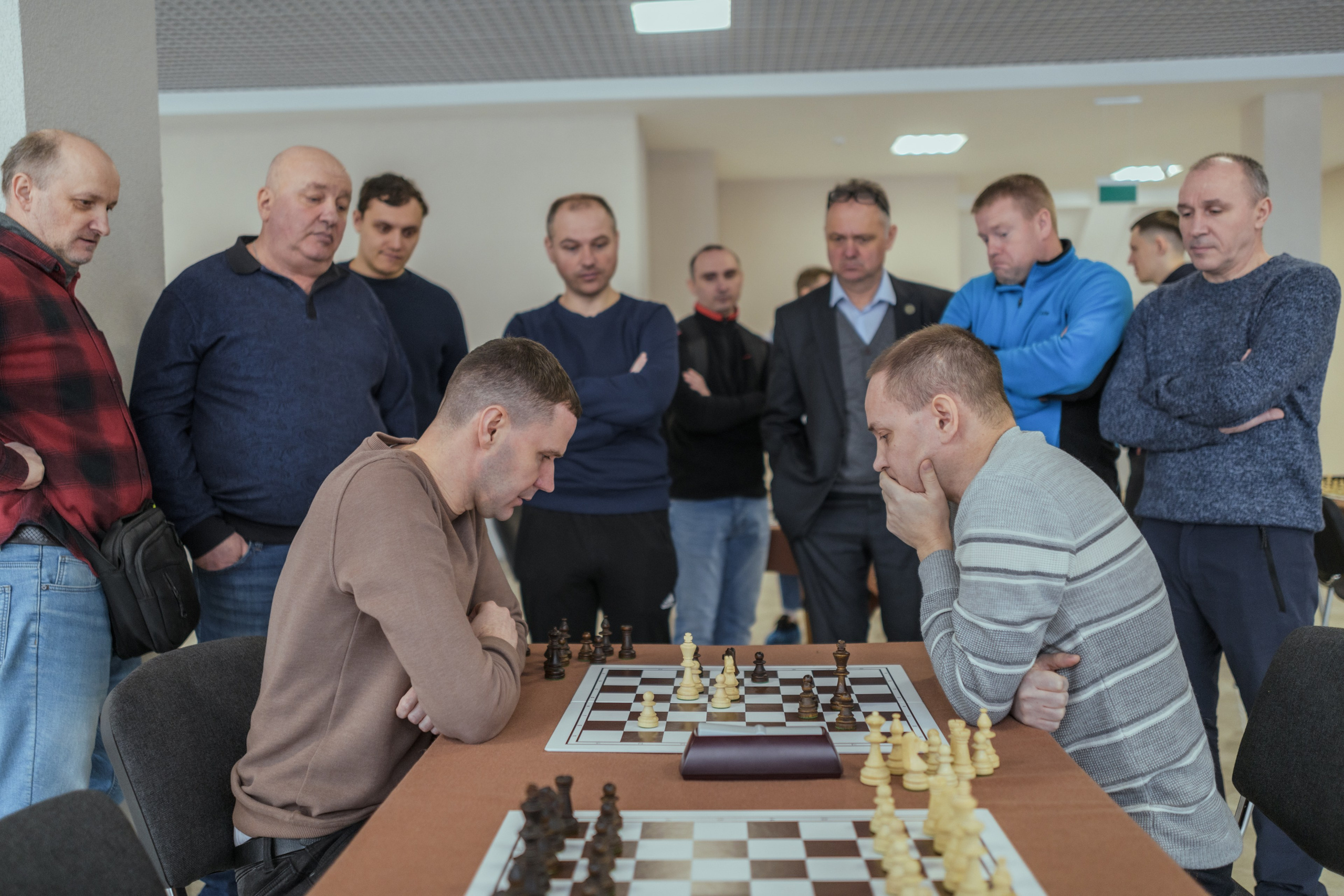 Первенство ОАО «Мозырский НПЗ» по шахматам. Репортажный фотограф Владимир Беляй