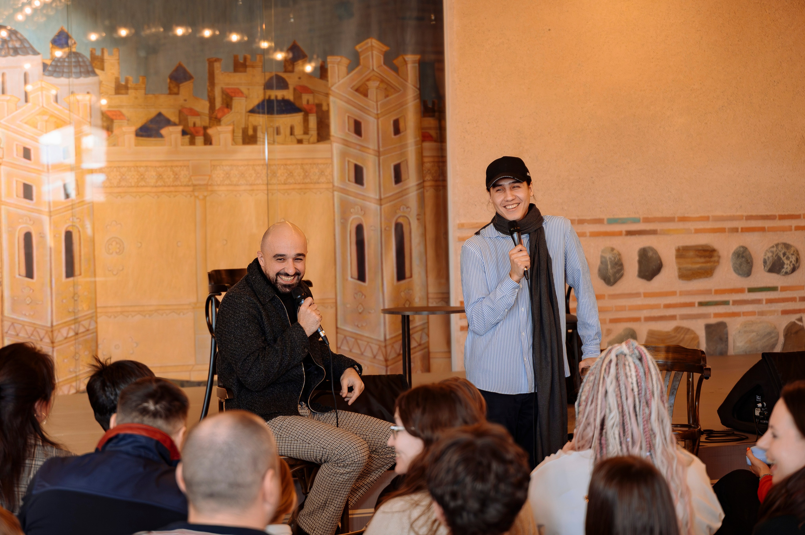 ФАН встреча участников проекта FACTOR.BY: Ибрагима Карасова и Шамхала Хачатуряна. Фотограф Беларусь — Ольга Шаповалова (Жардецкая)