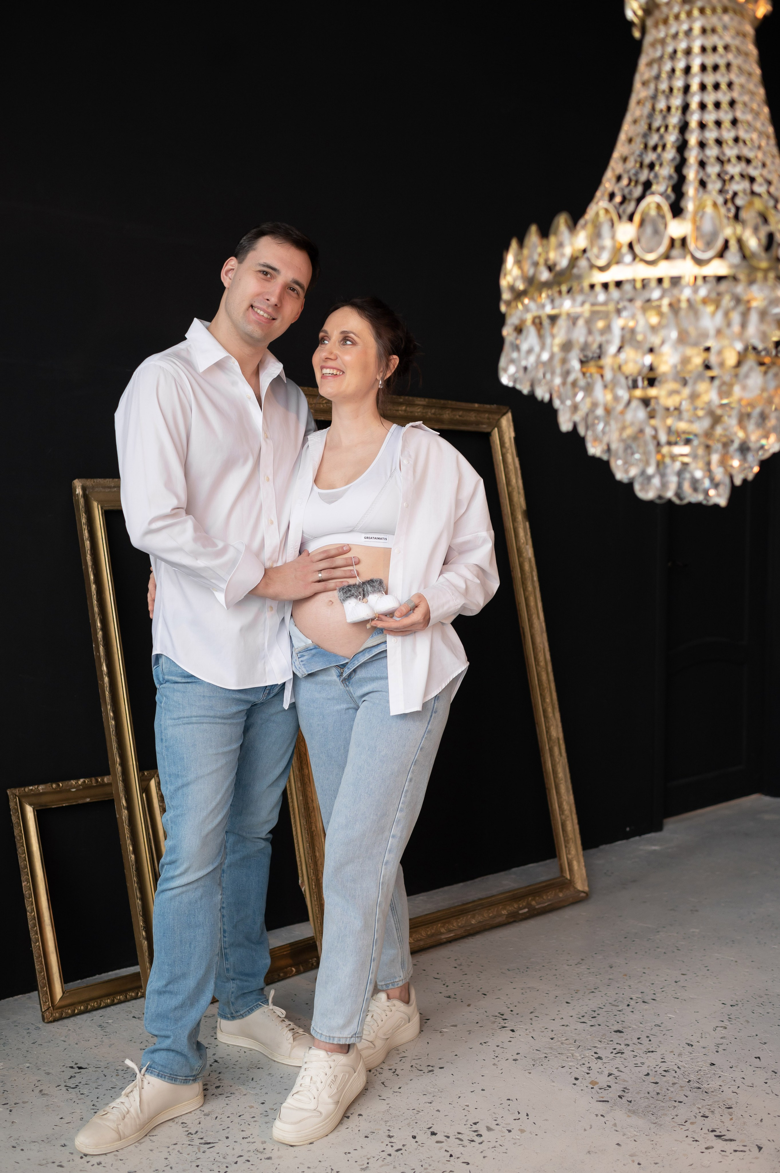 Беременность в красках и необычное гендер-пати. Портретный, семейный и свадебный фотограф в Санкт-Петербурге и в Пушкине Ширяев Денис